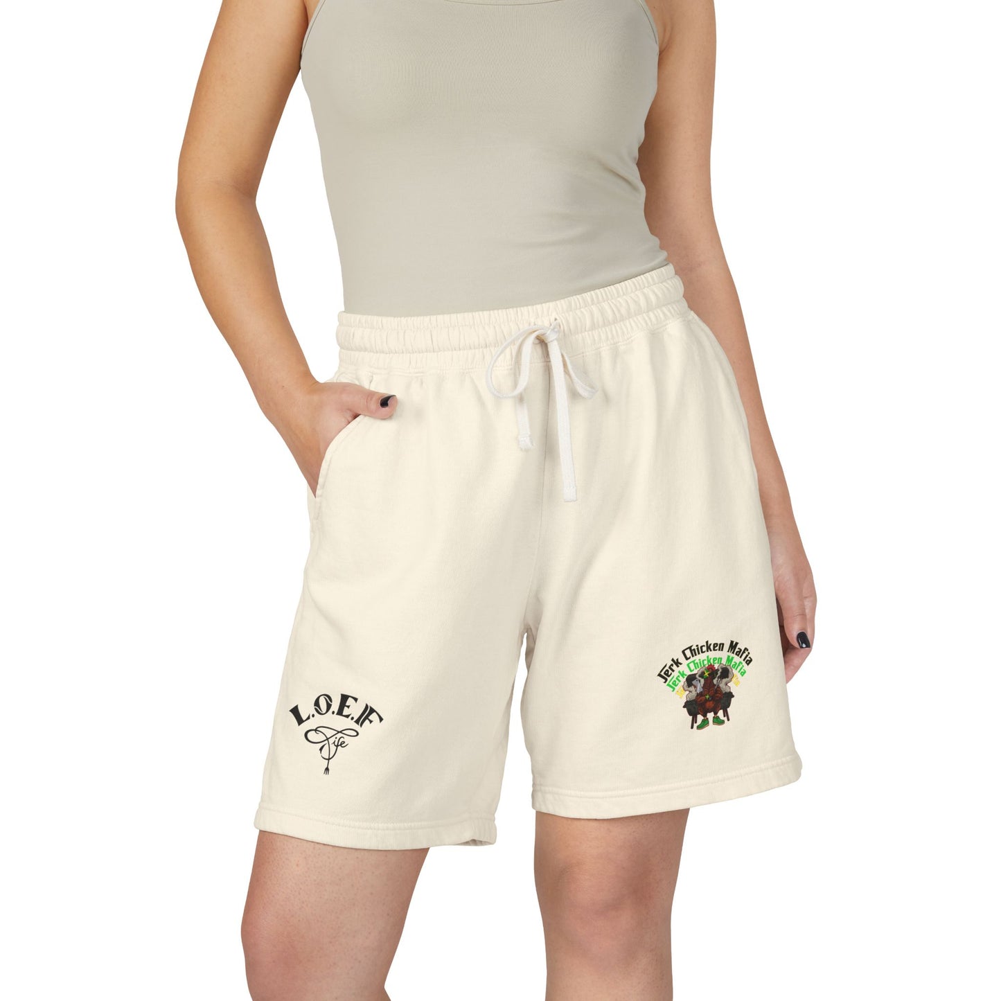 L.O.E.F Jerk Chicken Mafia Sweat Shorts