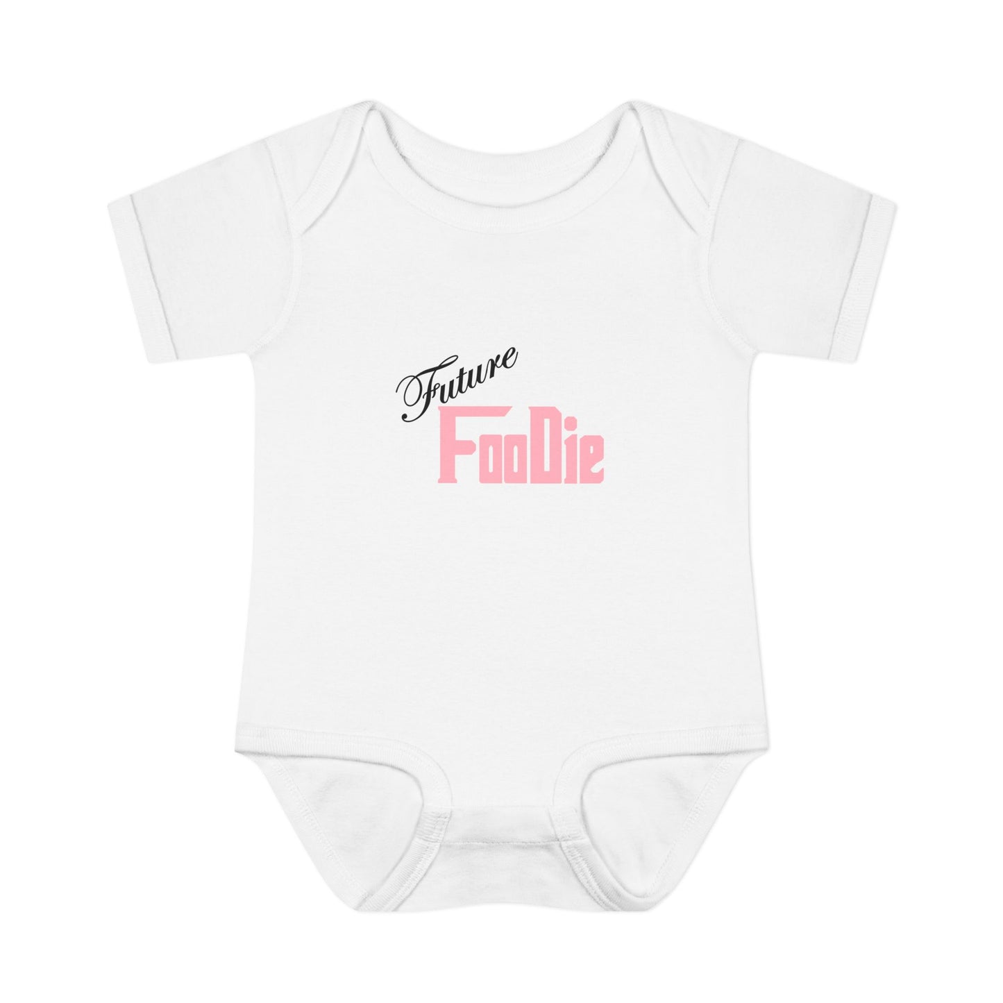 L.O.E.F Future Foodie Toddler Bodysuit (Soft Pink)