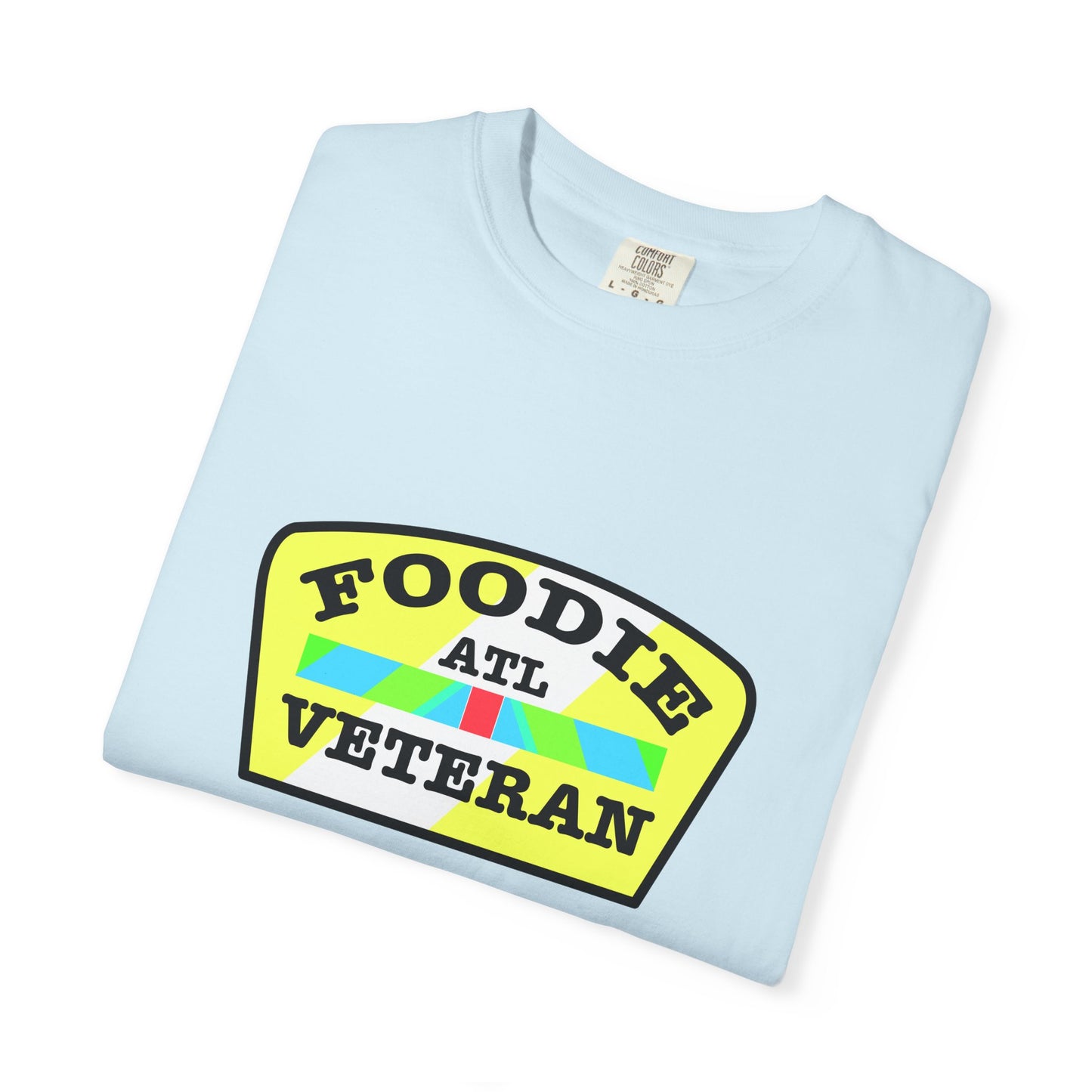 L.O.E.F Foodie Veteran ATL Unisex Tee Shirt (Yellow and Black)