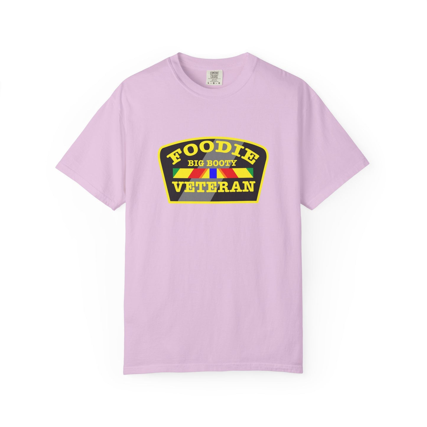L.O.E.F Foodie Veteran BIG BOOTY Unisex Tee Shirt (Yellow)