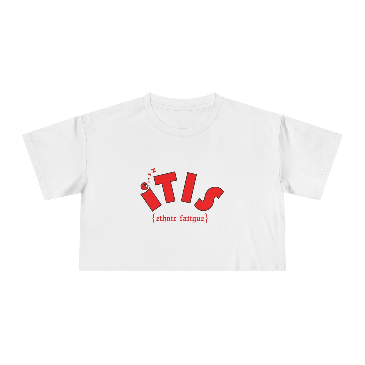 L.O.E.F ITIS Women Crop Tee (Red)