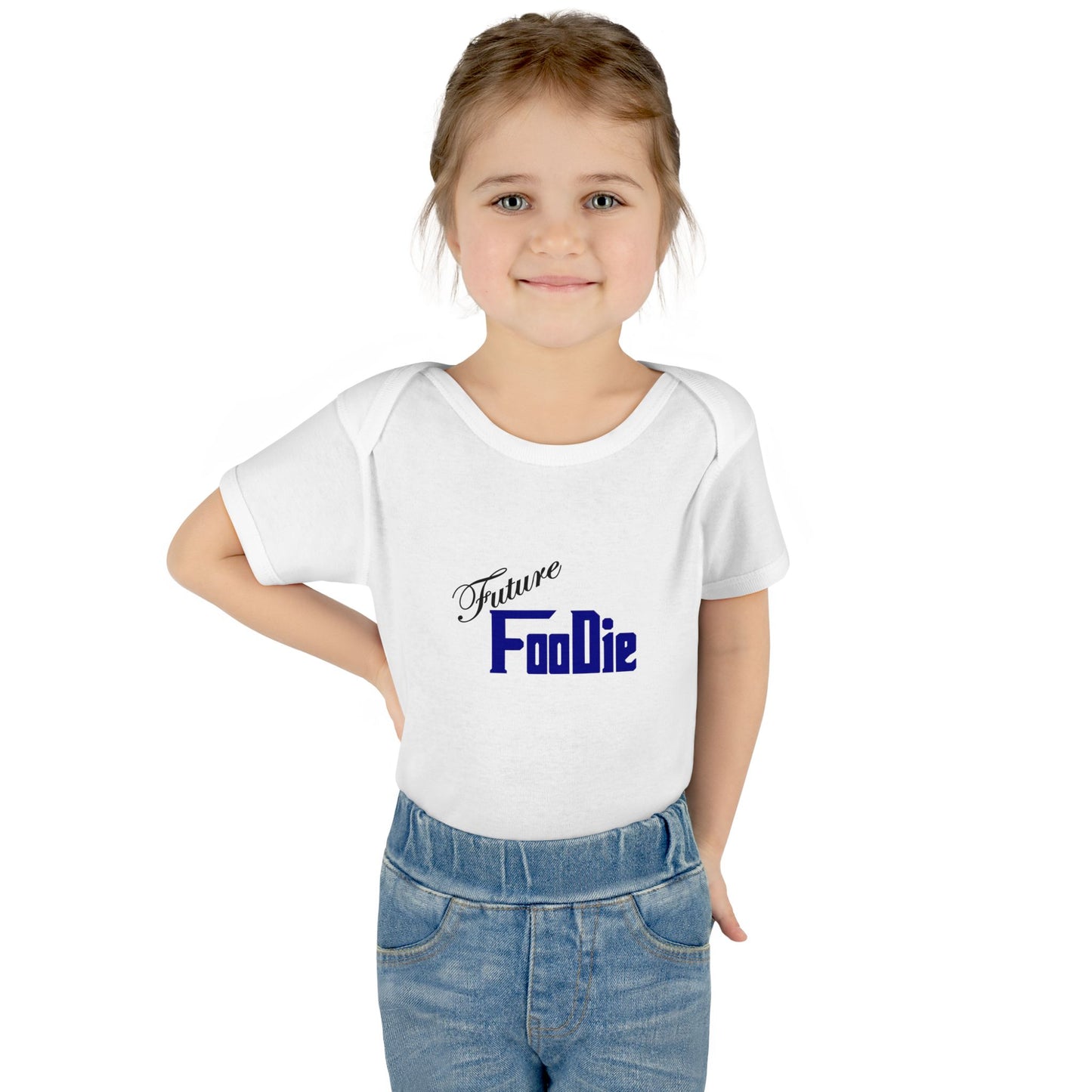 L.O.E.F Future Foodie Toddler Bodysuit (Dark Blue)