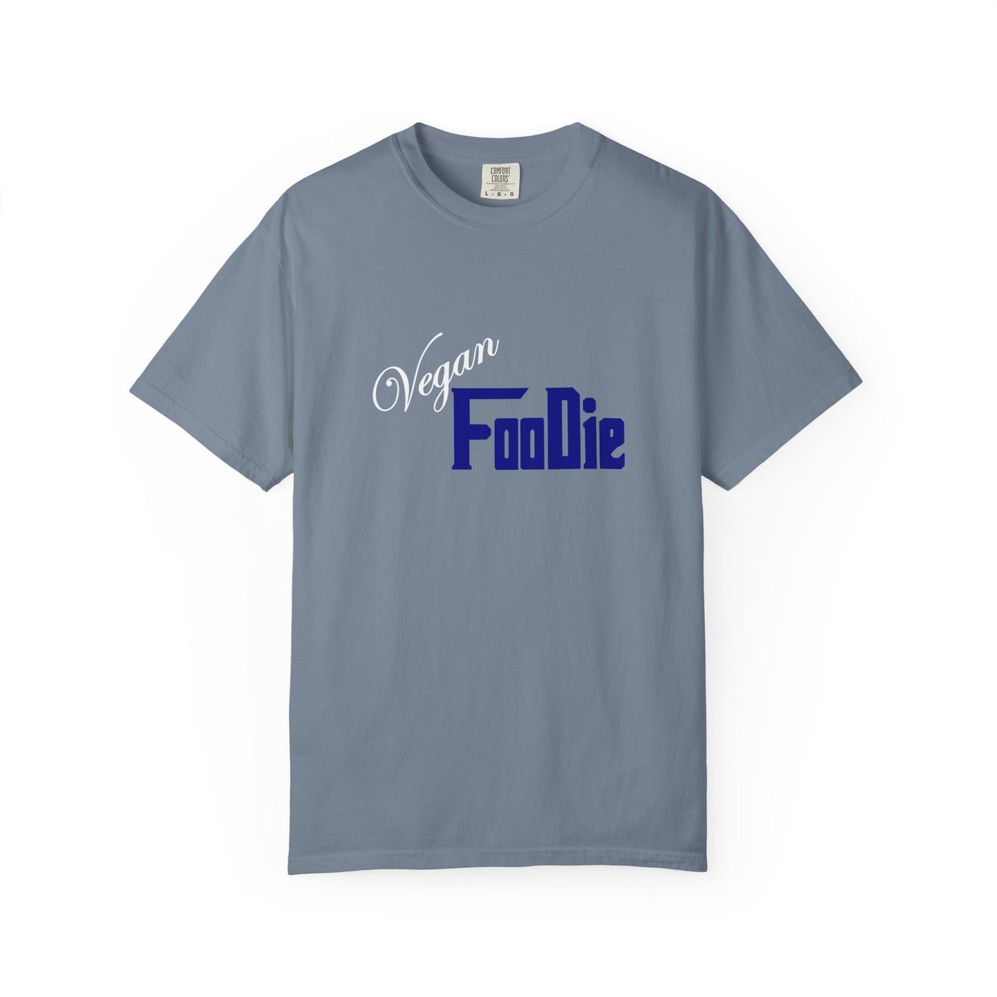 L.O.E.F Unisex Vegan Foodie Tee Shirt (Dark Blue)