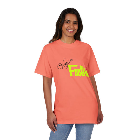 L.O.E.F Unisex Vegan Foodie Tee Shirt (Neon Yellow)