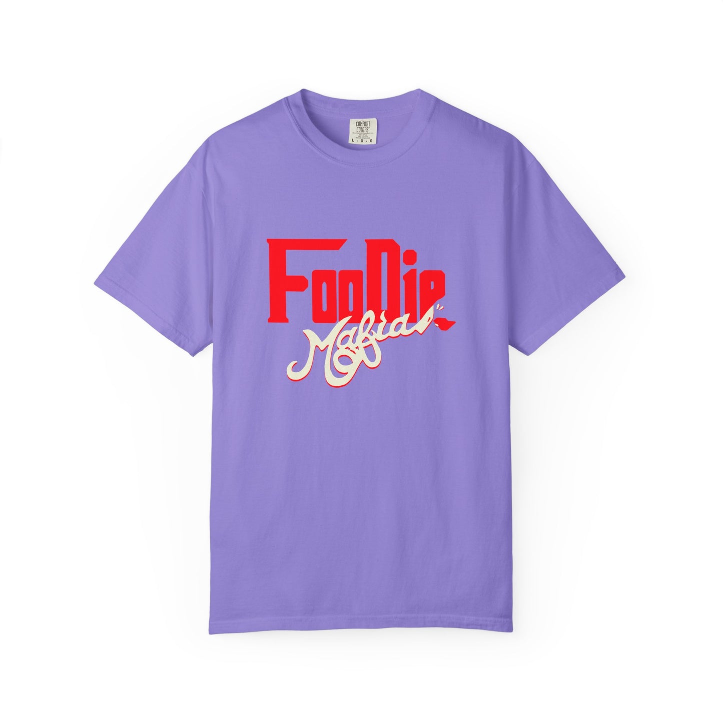 L.O.E.F Red Foodie Mafia Unisex Tee shirt (Beige)