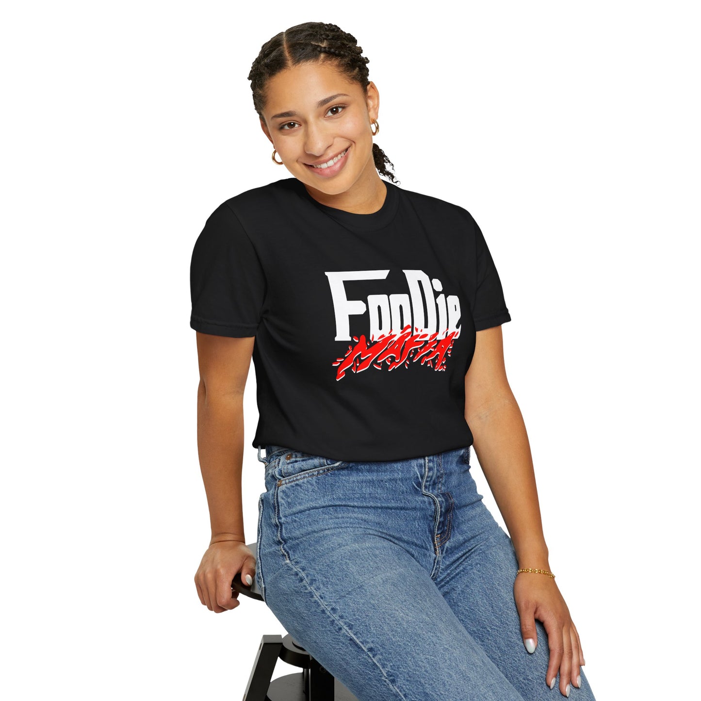L.O.E.F Foodie Mafia Unisex Tee Shirt  (Red)