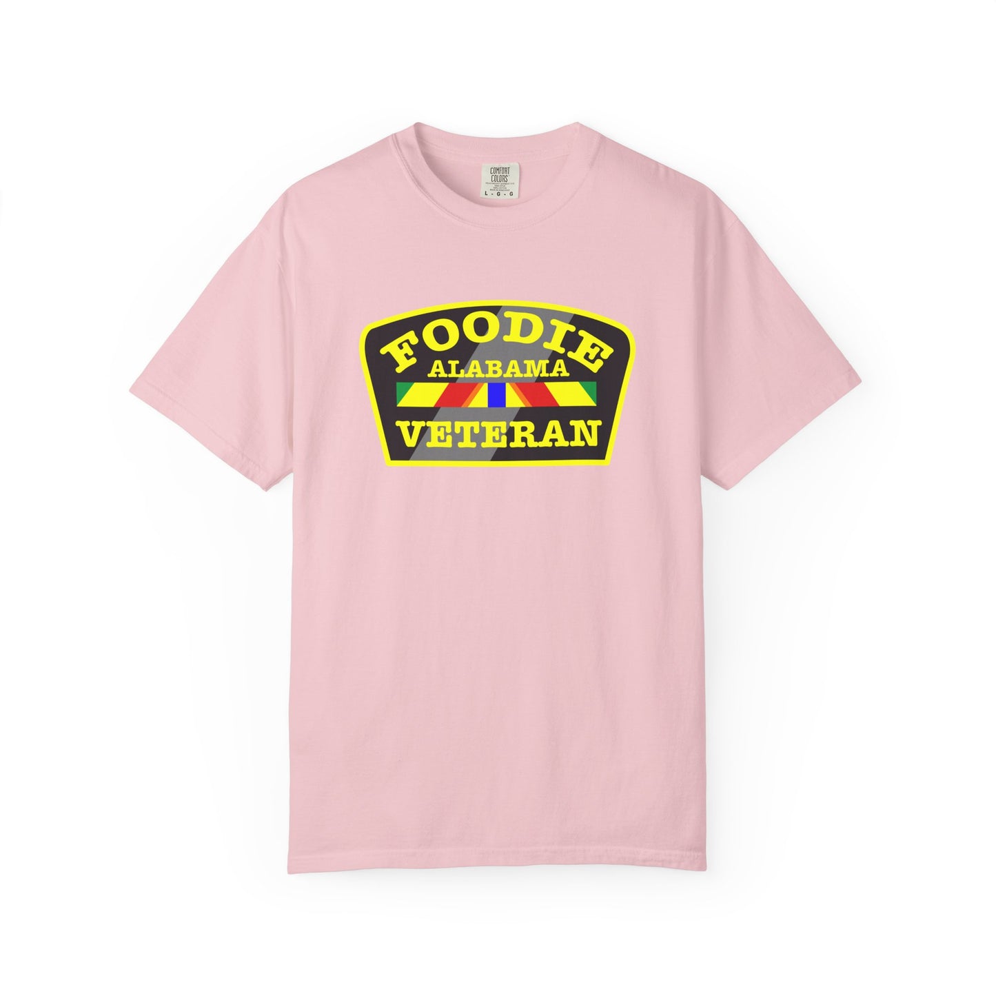 L.O.E.F Foodie Veteran ALABAMA Unisex Tee Shirt (Yellow)