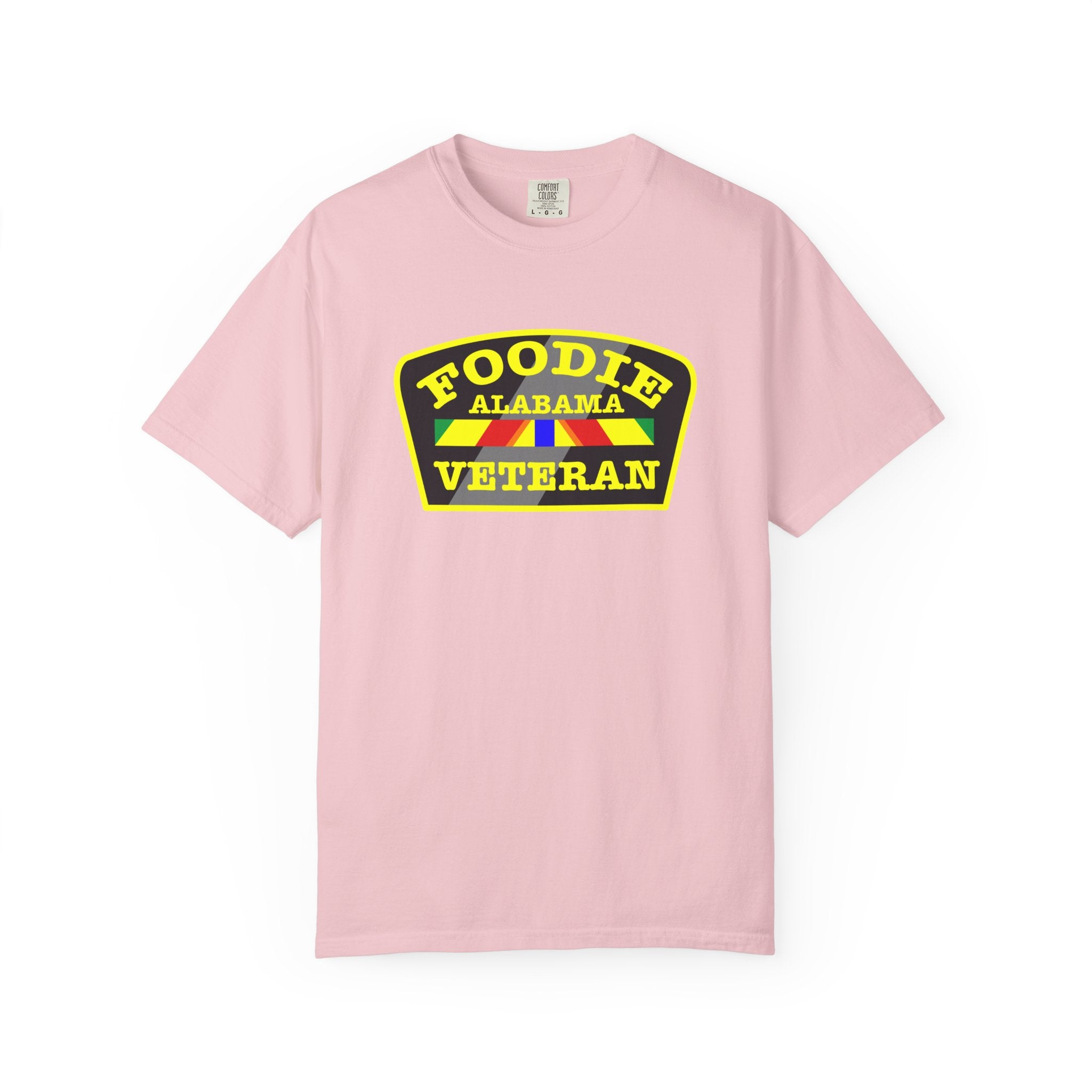 L.O.E.F Foodie Veteran ALABAMA Unisex Tee Shirt (Yellow)