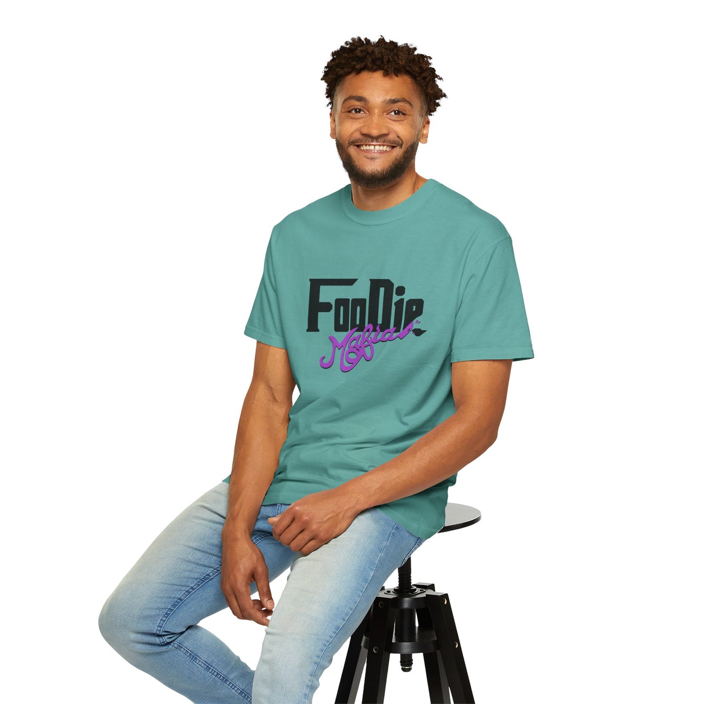 L.O.E.F Foodie Mafia Unisex Tee shirt (Bright Purple)