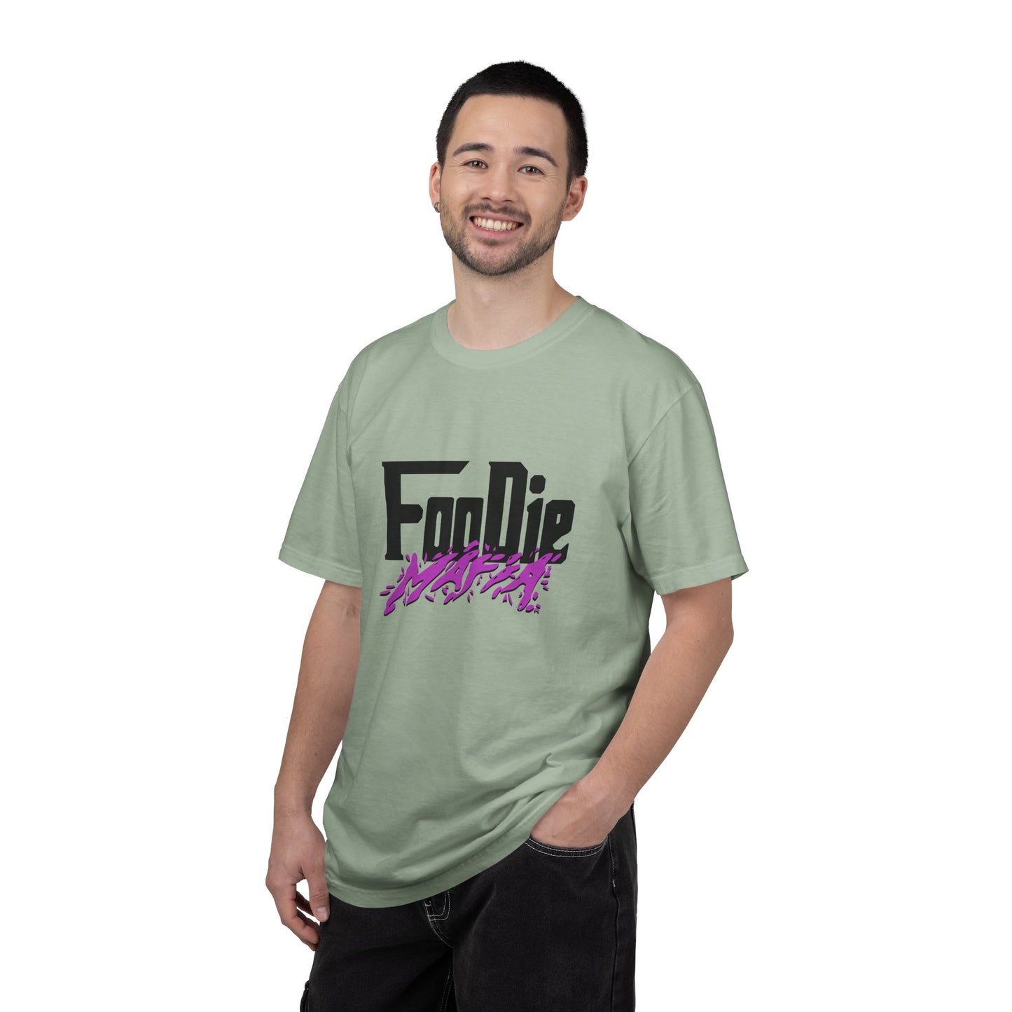 L.O.E.F Foodie Mafia Unisex Tee Shirt (Bright Purple)