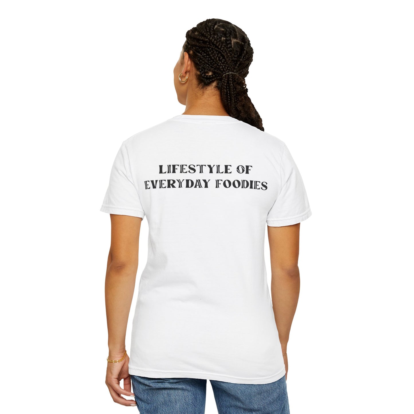 L.O.E.F LIFESTYLE OF EVERYDAY FOODIES Unisex Tee Shirt (Black)
