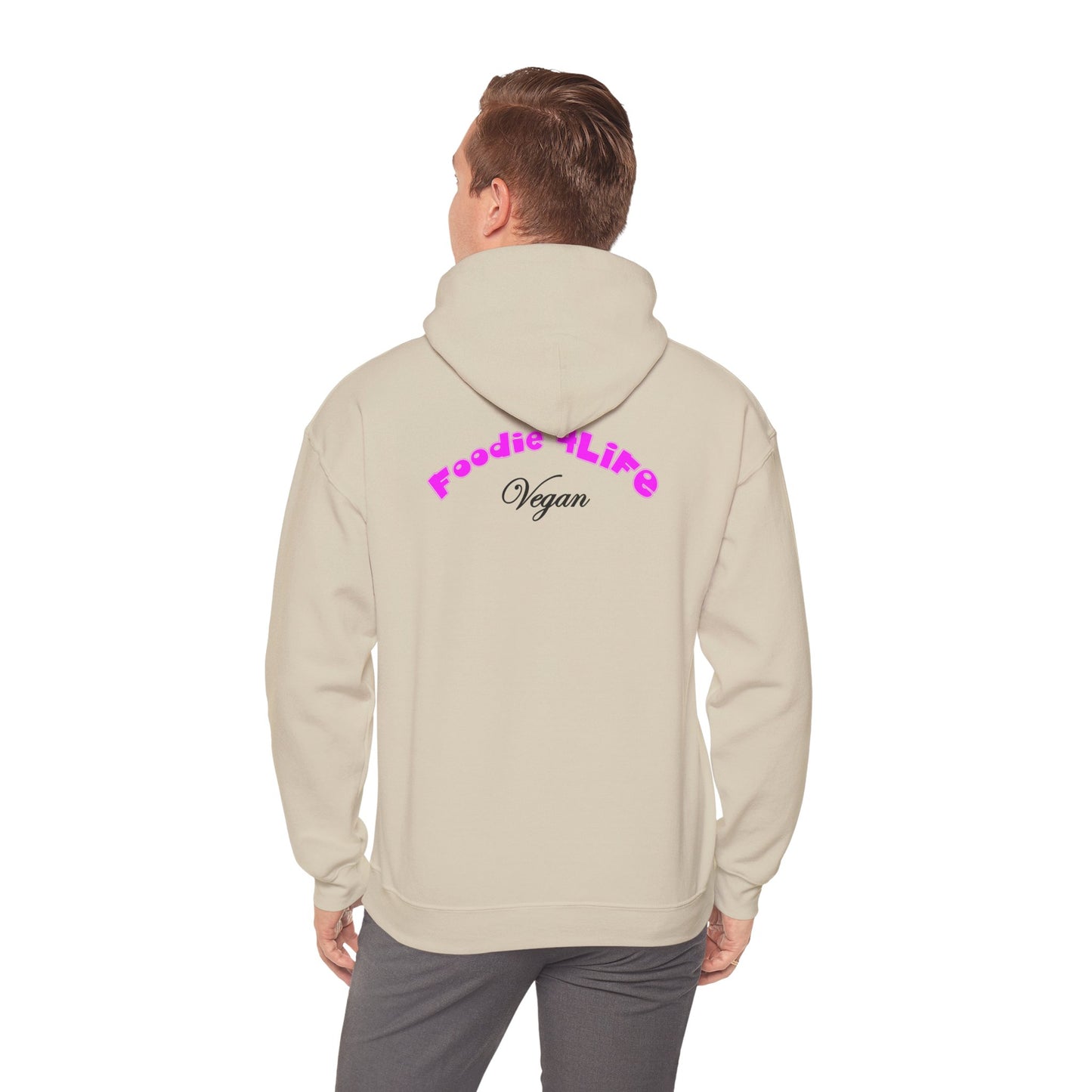 L.O.E.F Foodie 4Life Vegan Hoodie (Fuchsia)