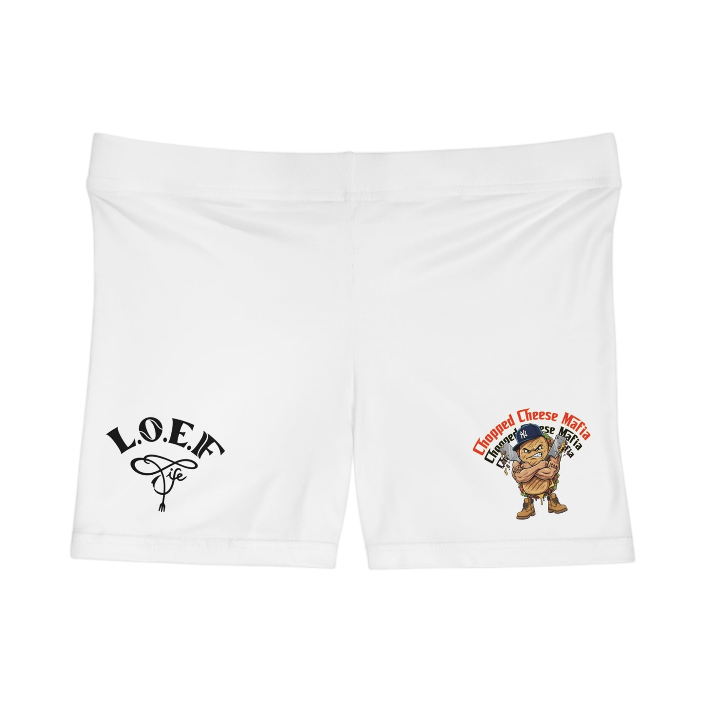L.O.E.F Chopped Cheese Mafia Women Athletic Short