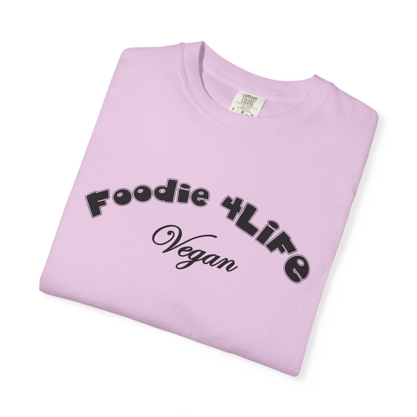 L.O.E.F Foodie 4Life Vegan Unisex Tee Shirt (Black)