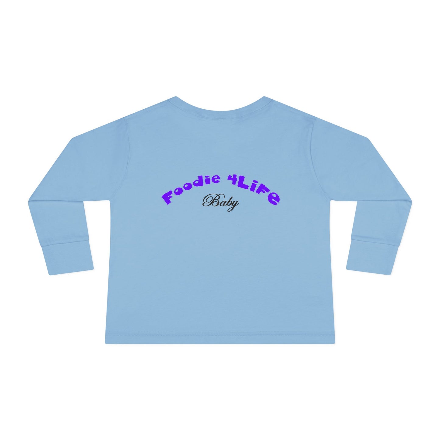 L.O.E.F Foodie 4Life Baby Long Sleeve Tee  (Violet)