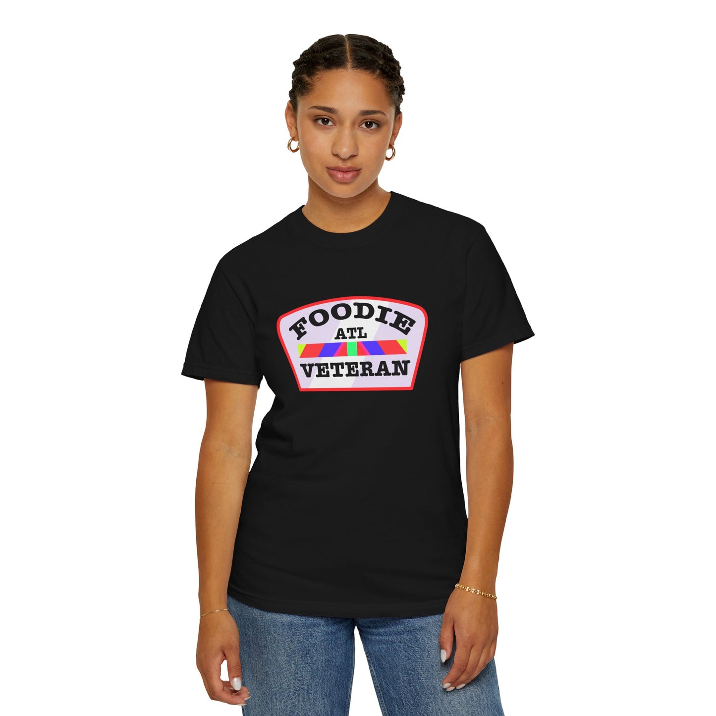 L.O.E.F Foodie Veteran ATL Unisex Tee Shirt (Soft Pink)