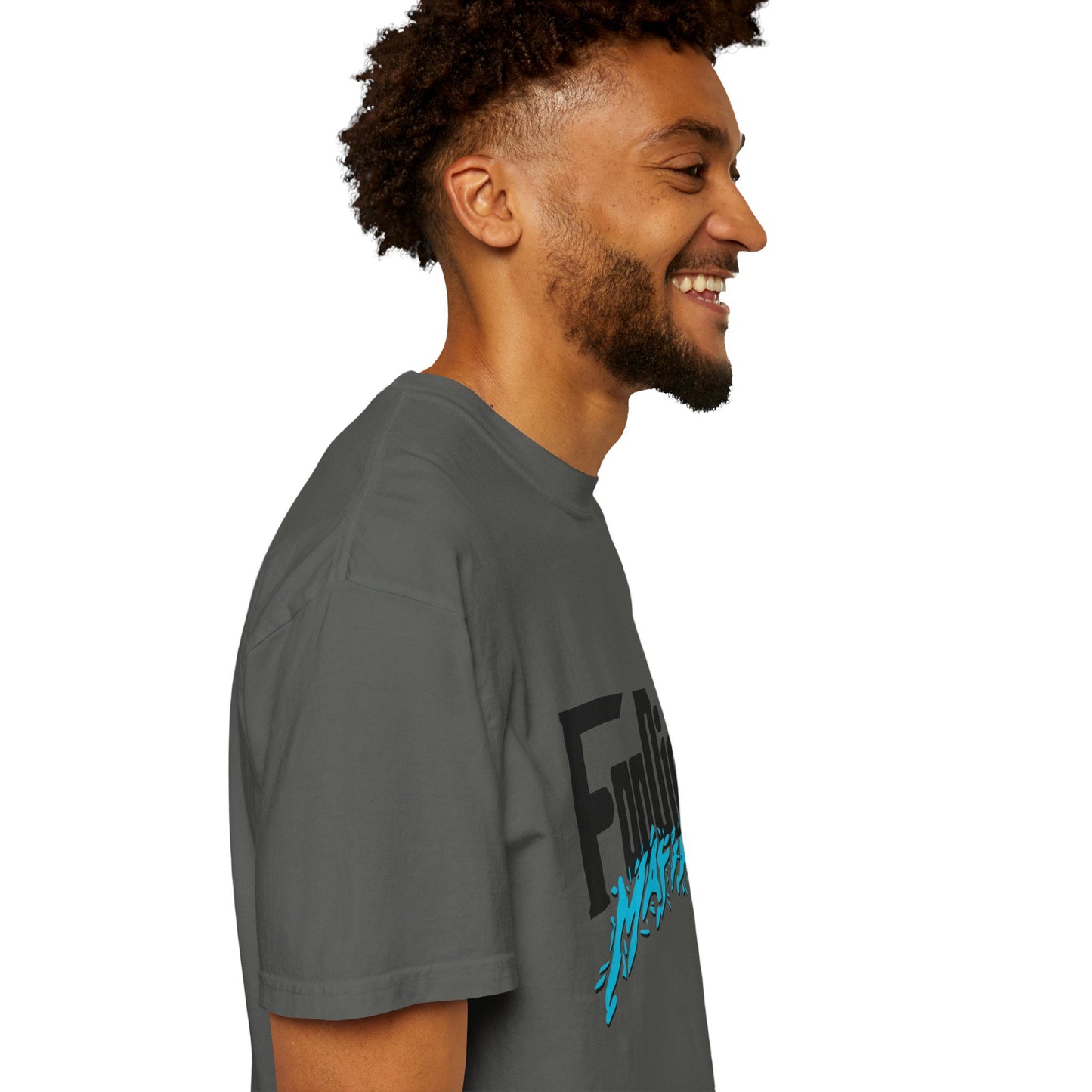 L.O.E.F Foodie Mafia Unisex Tee Shirt (Aqua Blue)