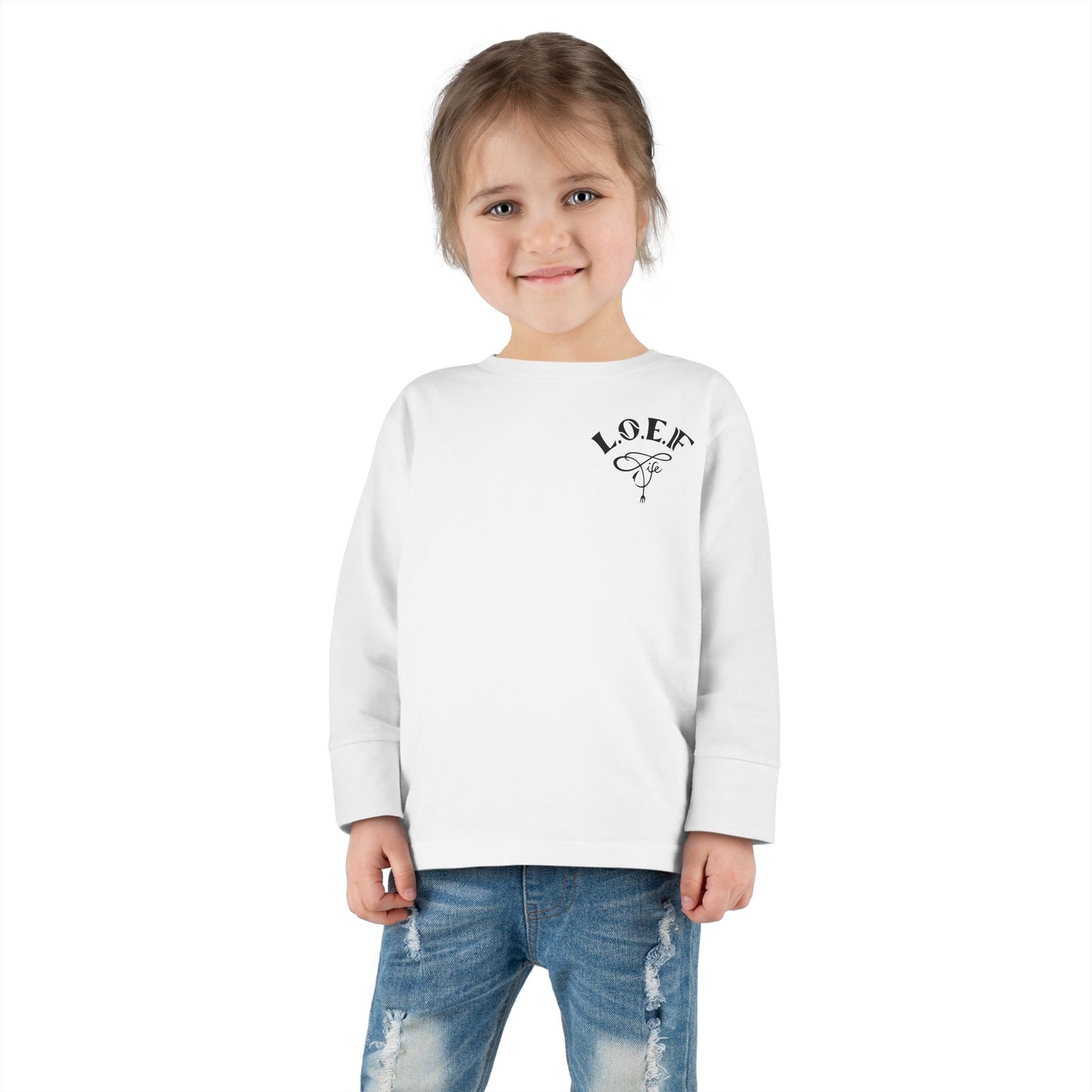 L.O.E.F Foodie 4Life Baby Long Sleeve Tee  (Sky Blue)