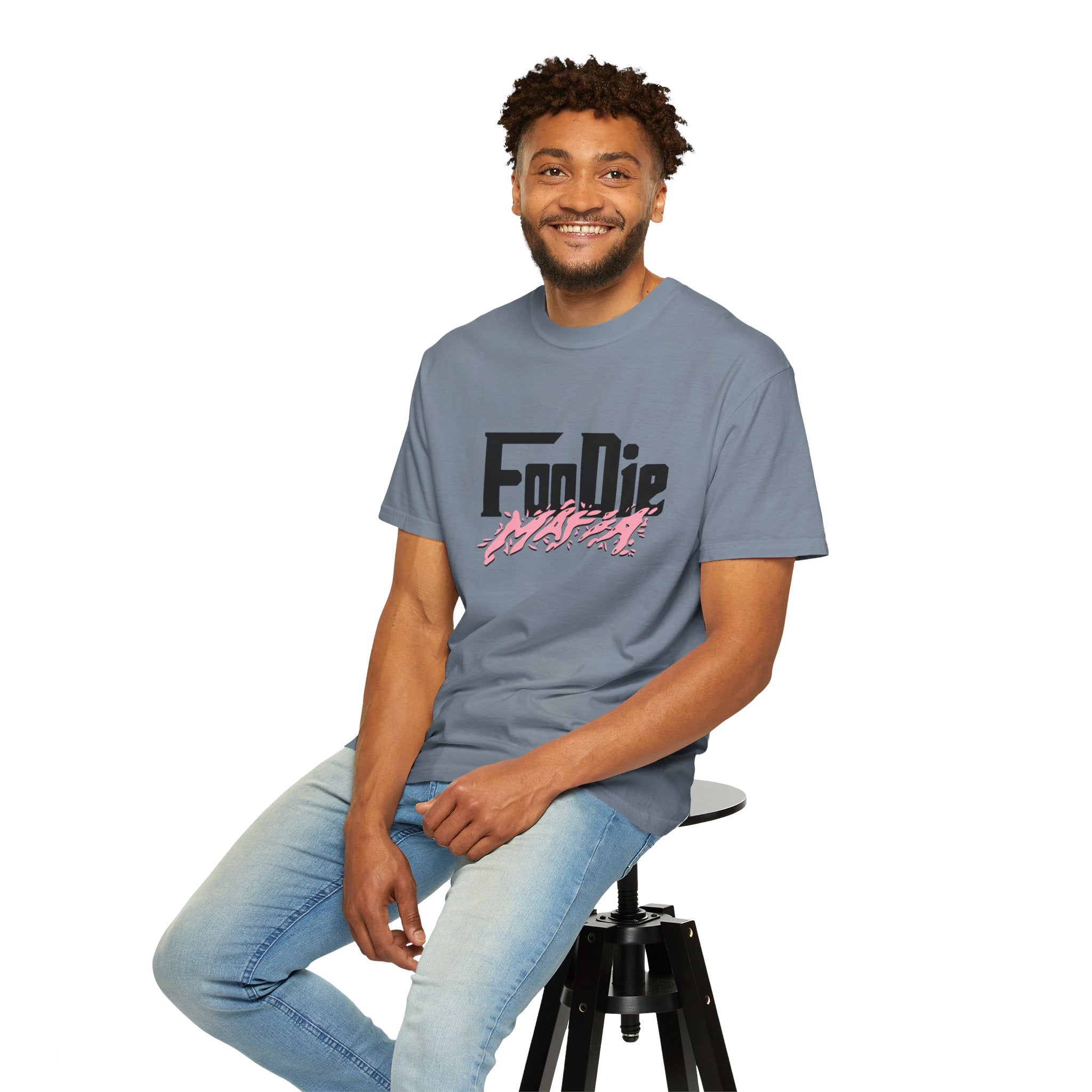 L.O.E.F Foodie Mafia Tee Shirt (Soft Pink)