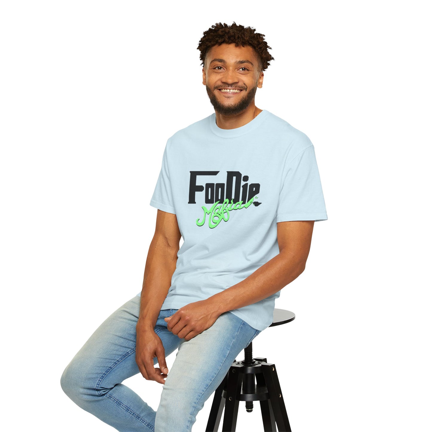 L.O.E.F Foodie Mafia Unisex Tee shirt (Mint Green)
