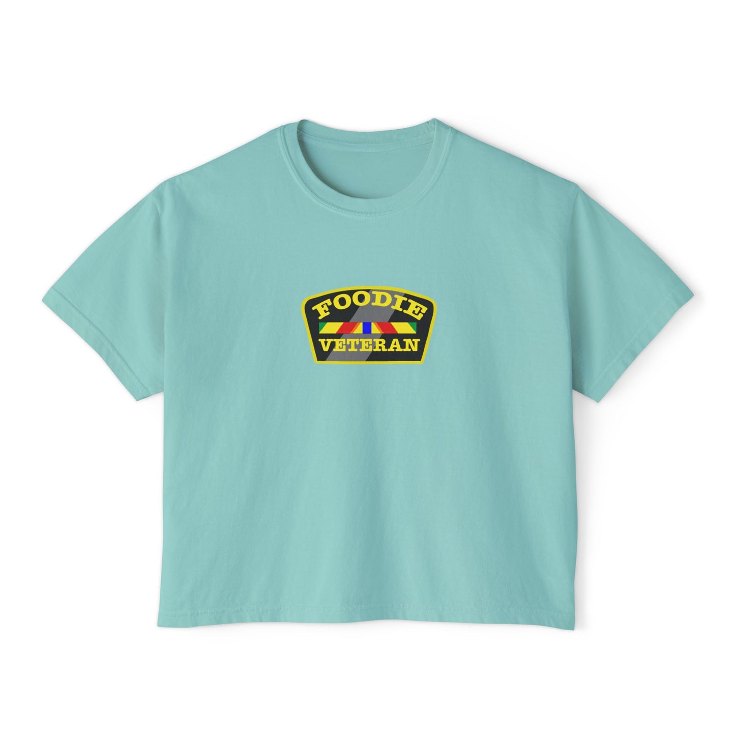 L.O.E.F Foodie Veteran Women Boxy Tee