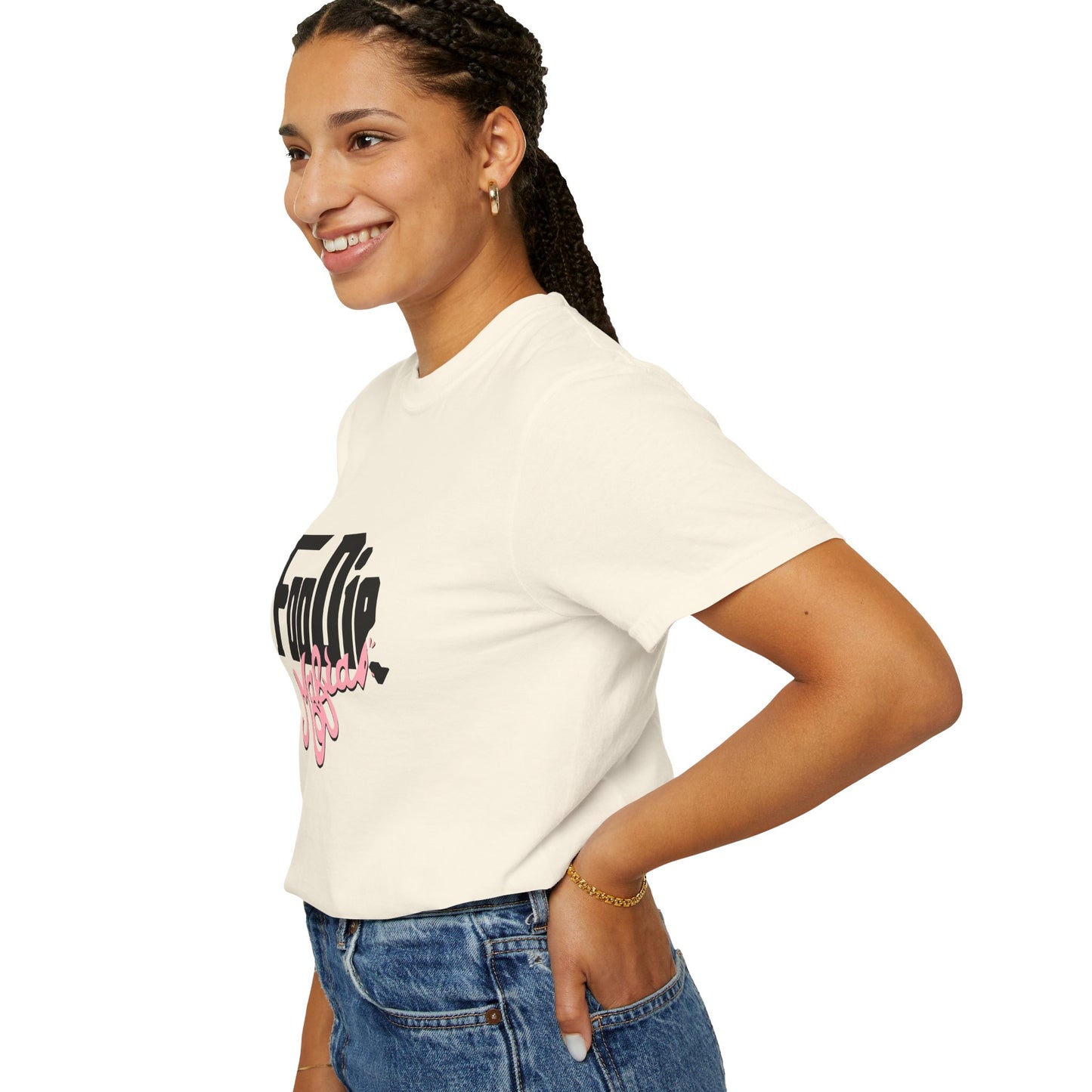 L.O.E.F Foodie Mafia Unisex Tee shirt (Soft Pink)