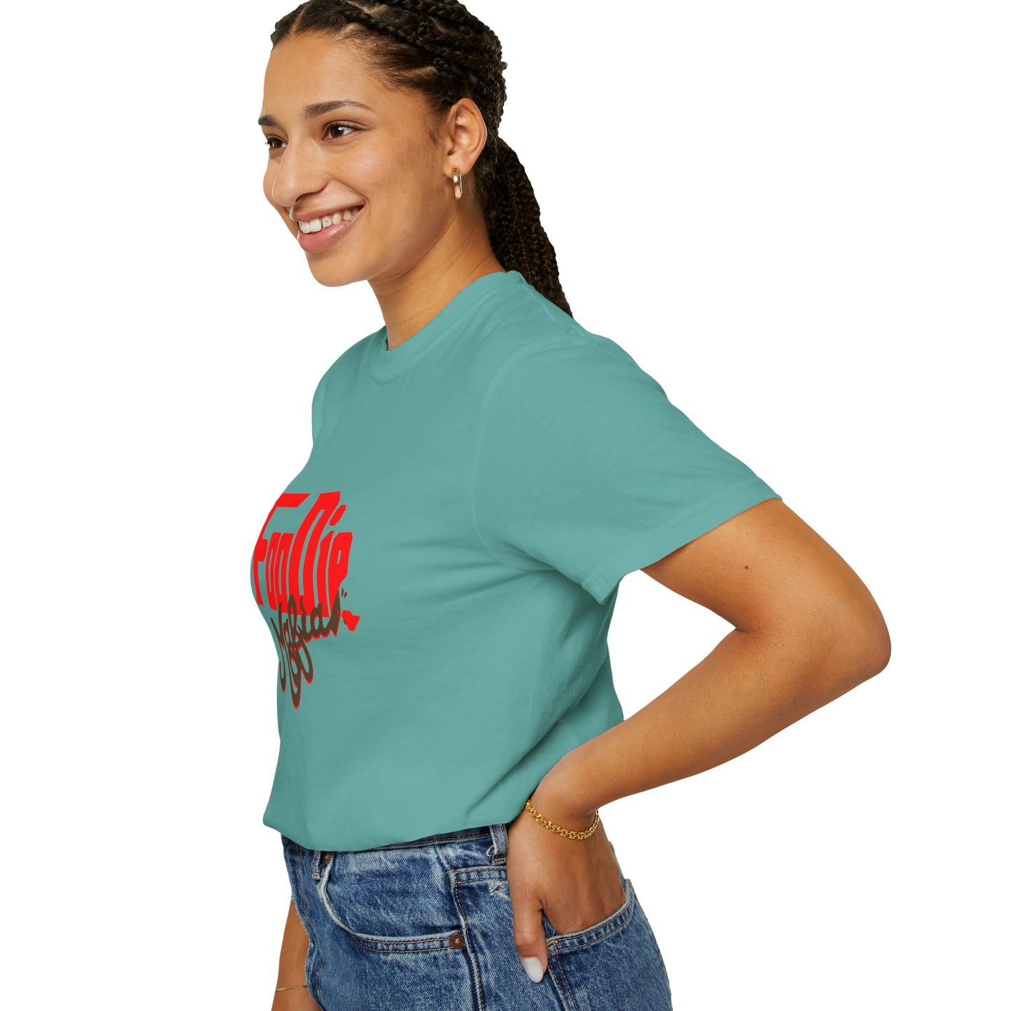 L.O.E.F Red Foodie Mafia Unisex Tee Shirt (Dark Brown)