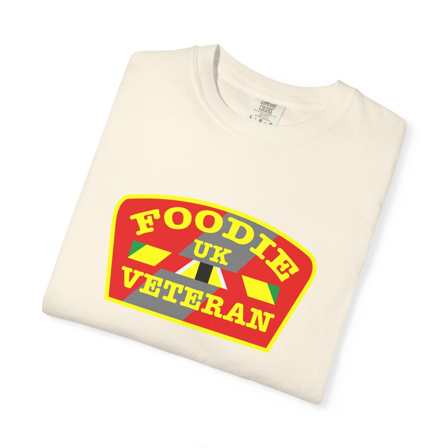 L.O.E.F Foodie Veteran UK Unisex Tee Shirt (Yellow)