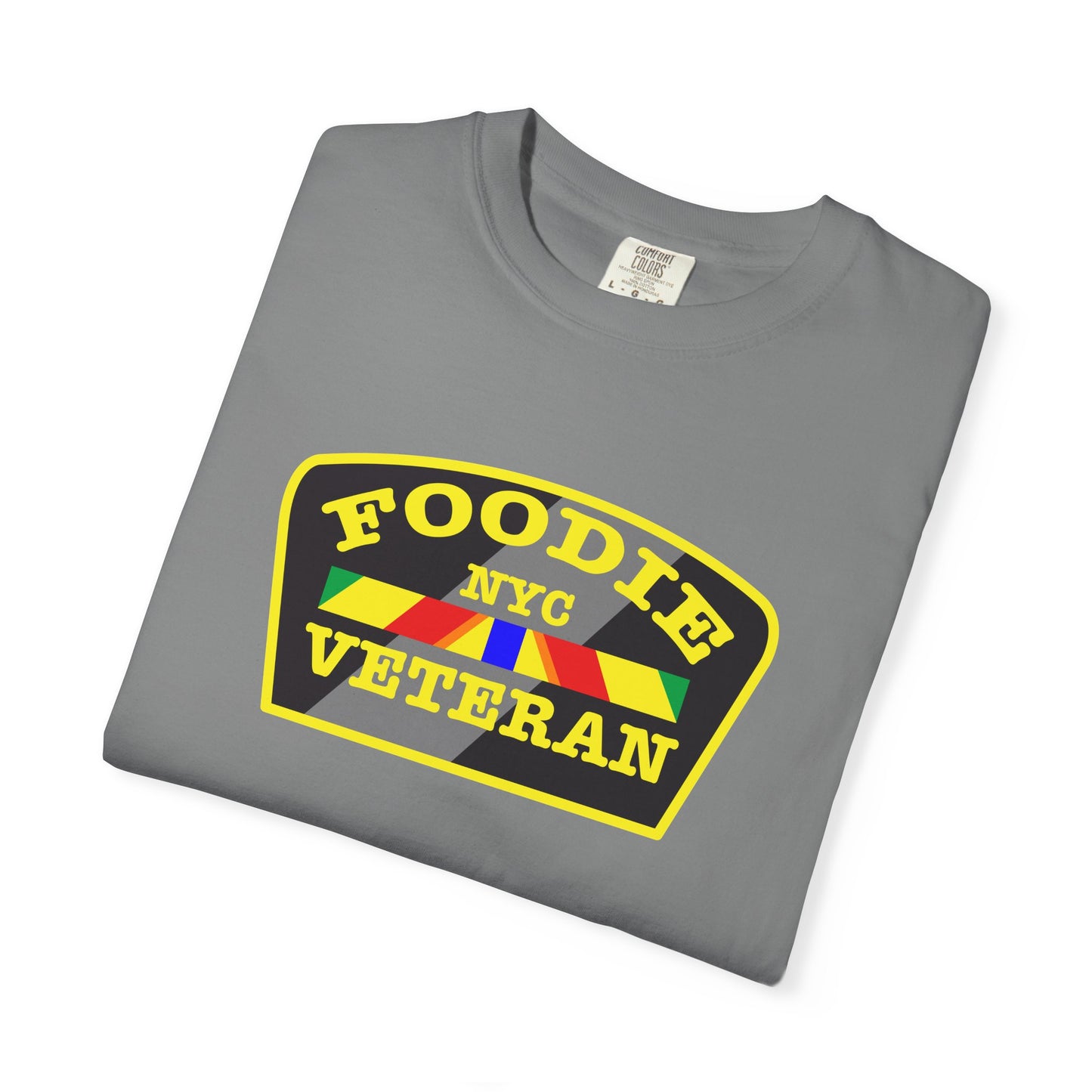 L.O.E.F Foodie Veteran NYC Unisex Tee Shirt (Yellow)