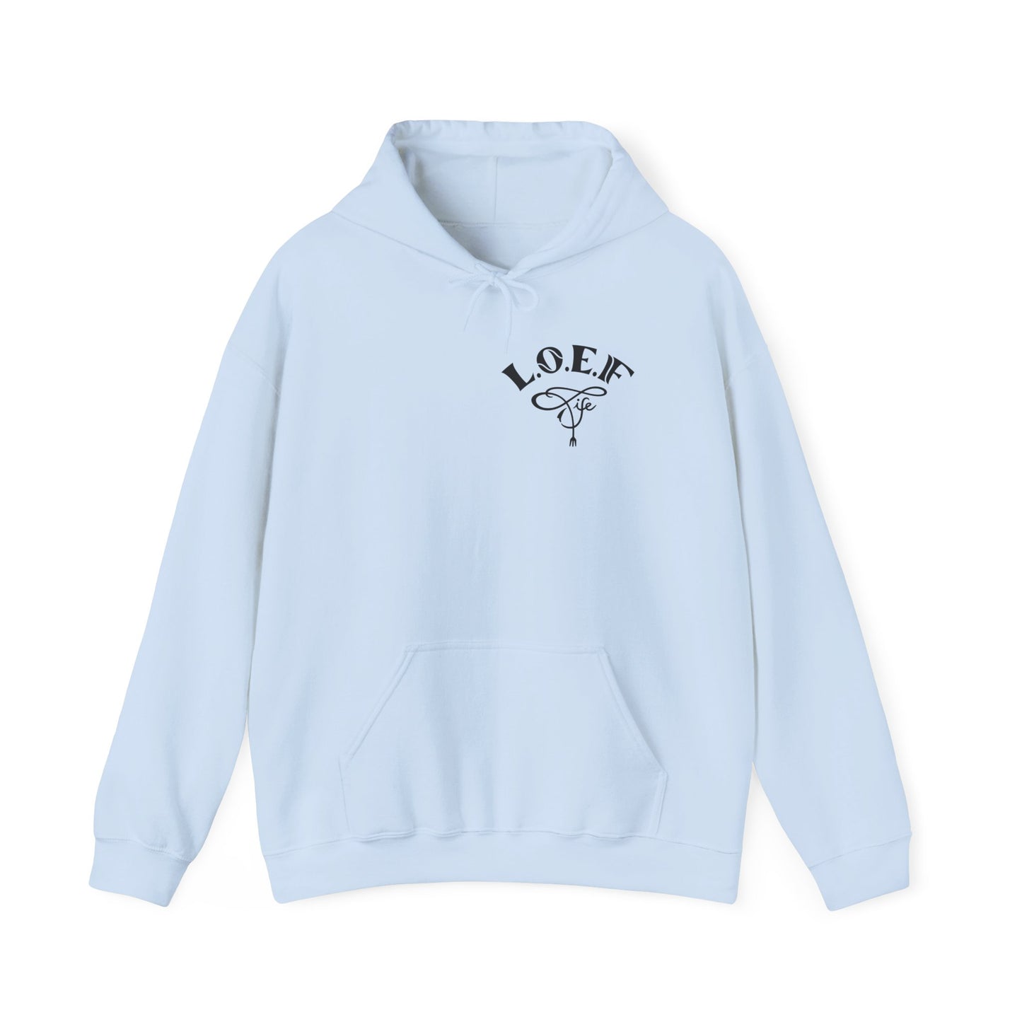 L.O.E.F Foodie 4Life Vegan Hoodie (Fiery Red)