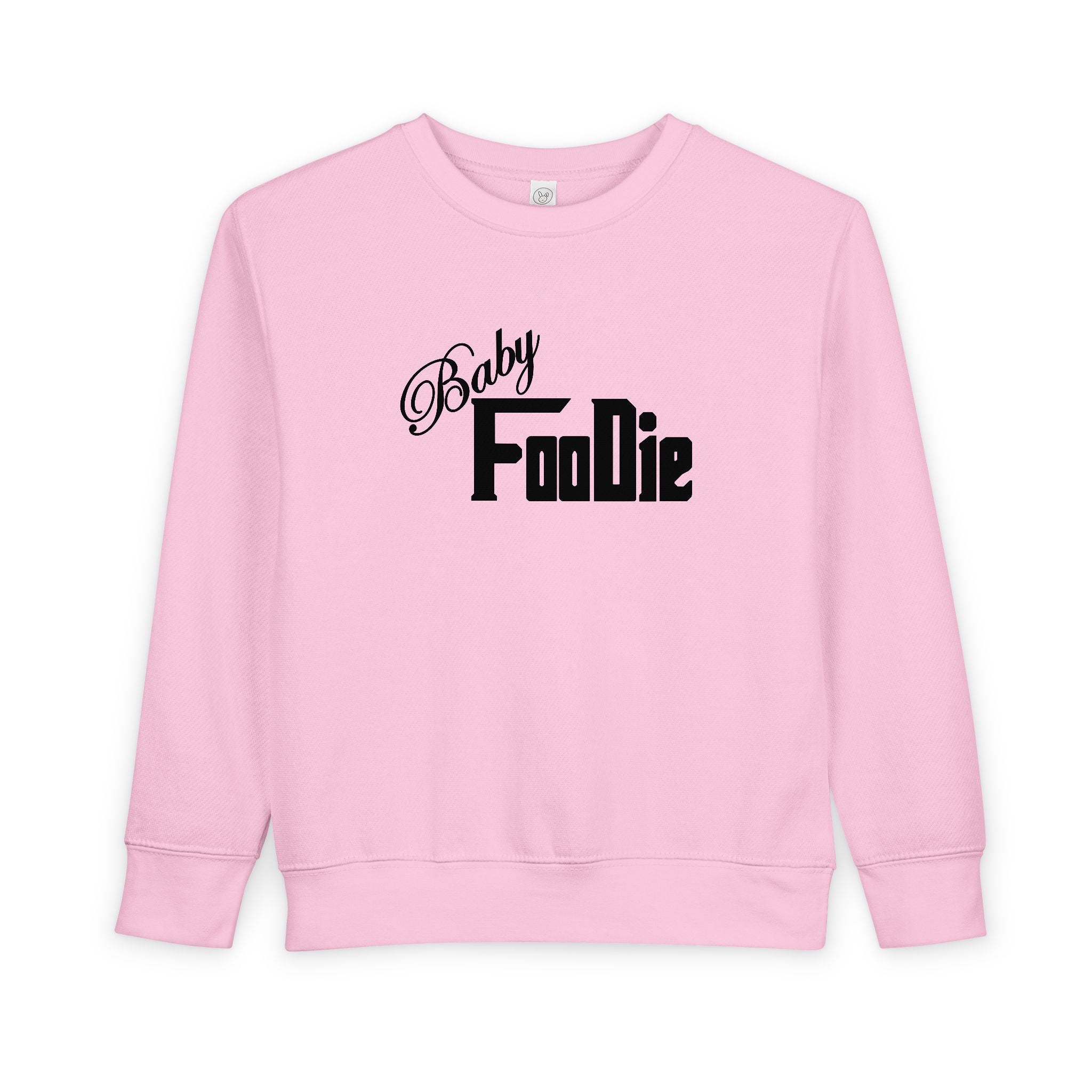 L.O.E.F Baby Foodie Toddler Sweatshirt (Black)