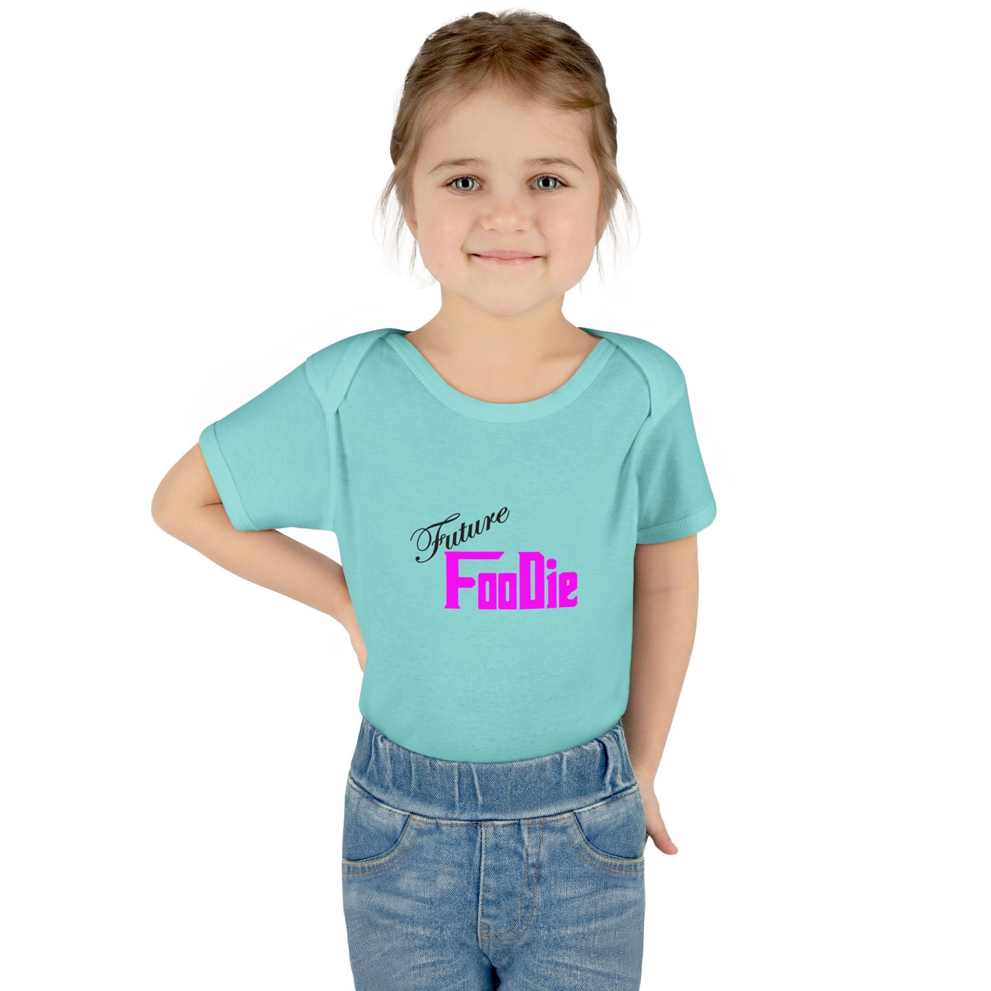 L.O.E.F Future Foodie Toddler Bodysuit (Fuchsia)