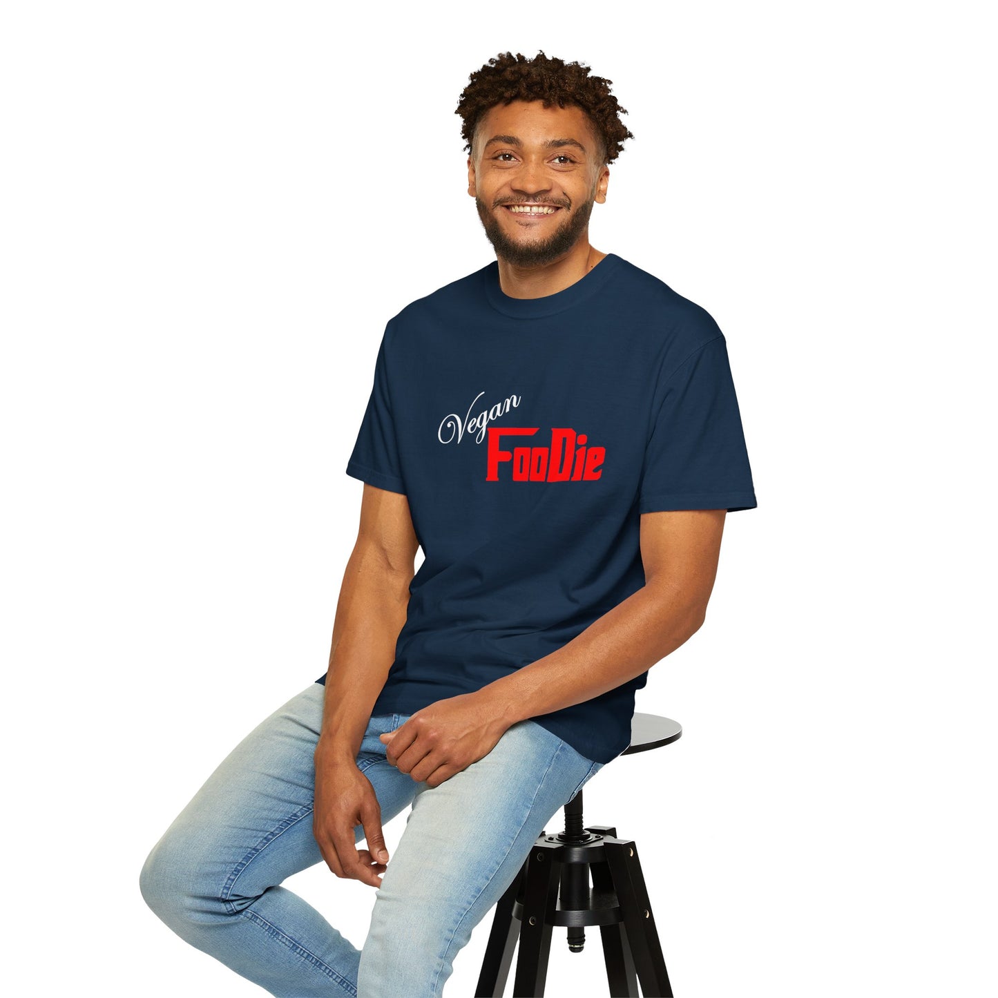 L.O.E.F Unisex Vegan Foodie Tee Shirt (Fiery Red)