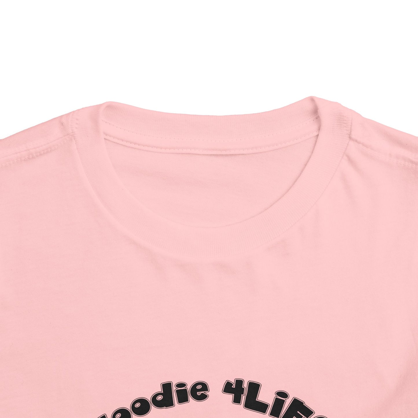 L.O.E.F Foodie 4Life Baby Tee Shirt  (Black)