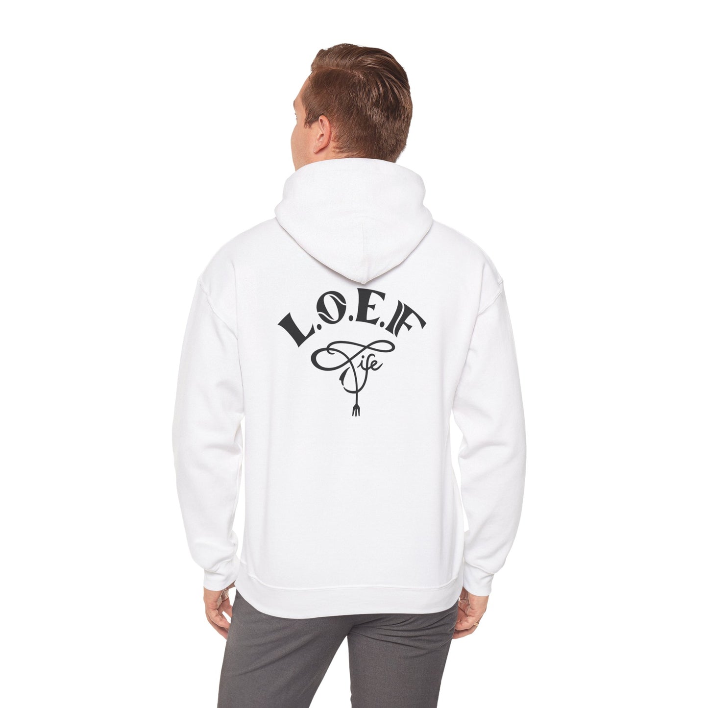L.O.E.F Foodie 4Life Vegan Hoodie (Rust)