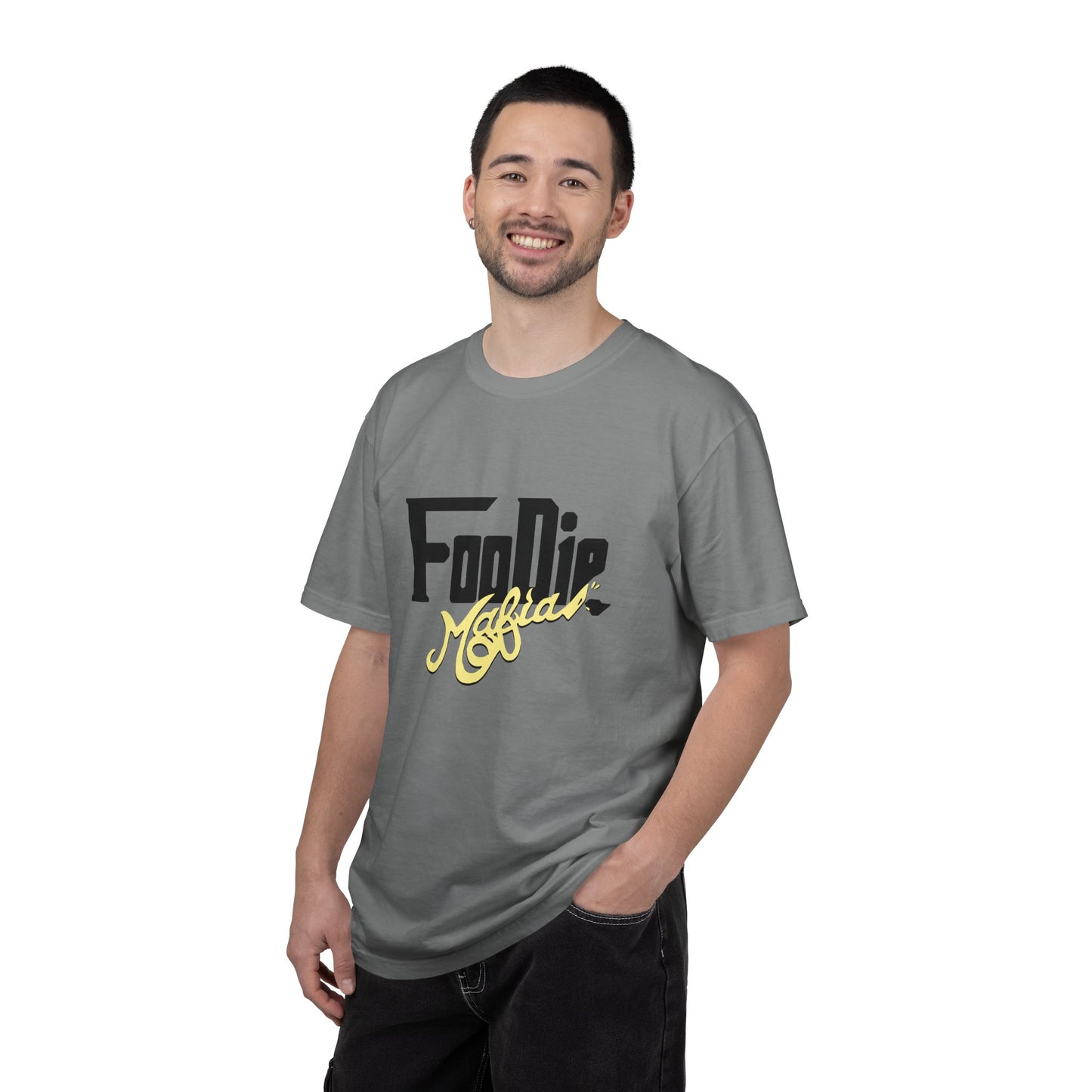 L.O.E.F Foodie Mafia Unisex Tee shirt (Soft Yellow)