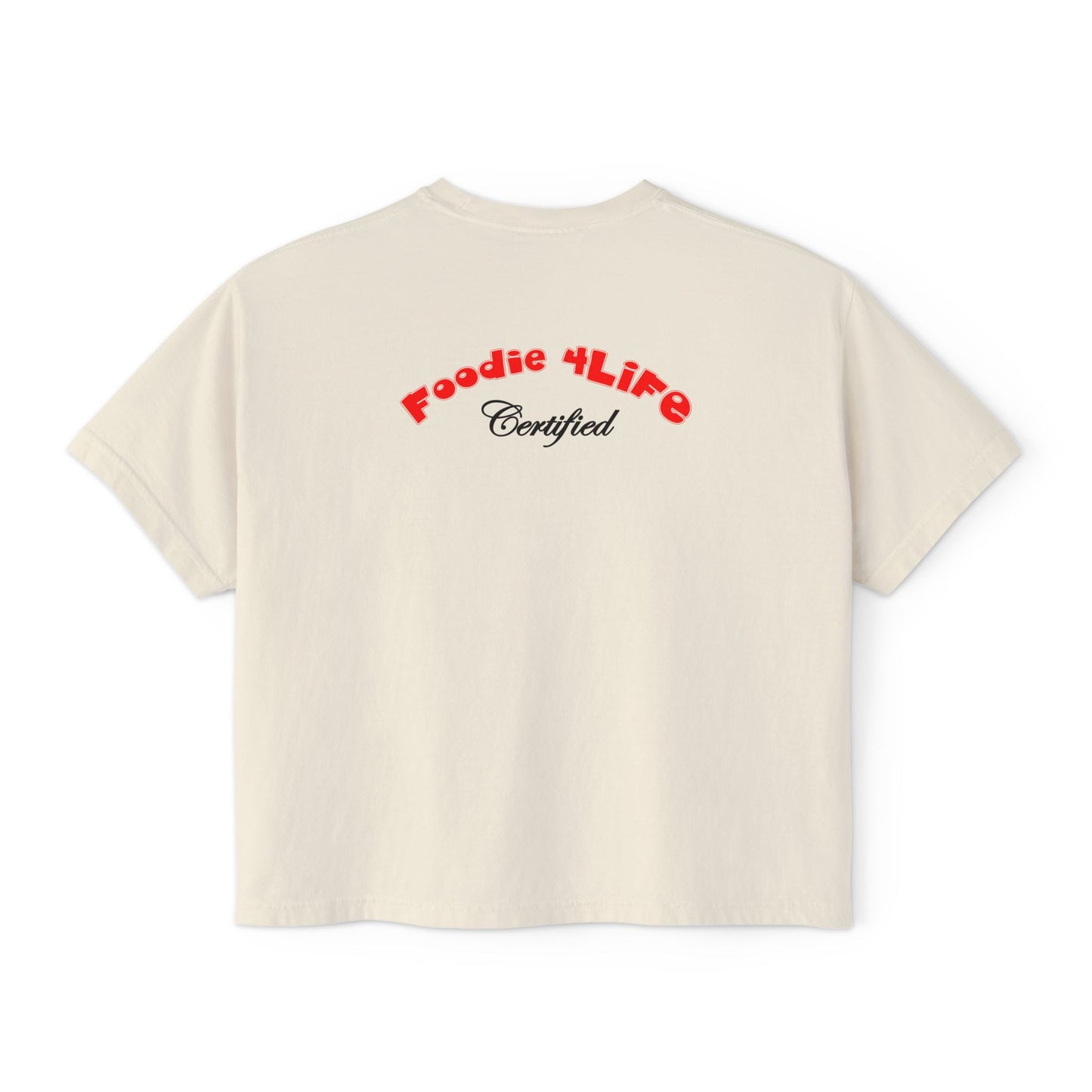 L.O.E.F Foodie 4Life Certified Boxy Tee (Fiery Red)