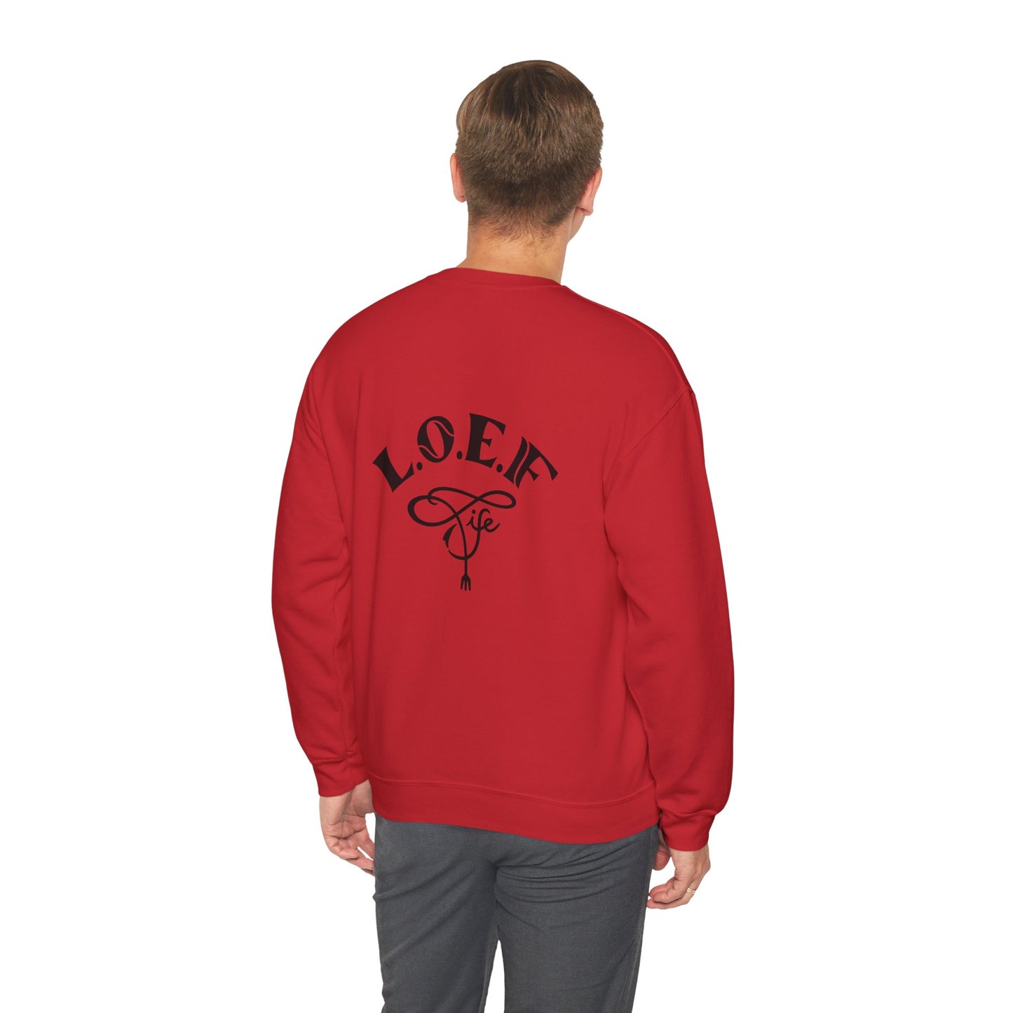 L.O.E.F Foodie 4Life Vegan Unisex Sweatshirt (Violet)