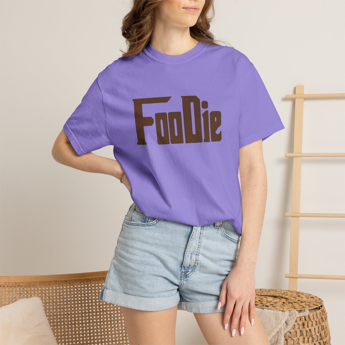L.O.E.F Foodie Unisex Tee Shirt (Dark Brown)