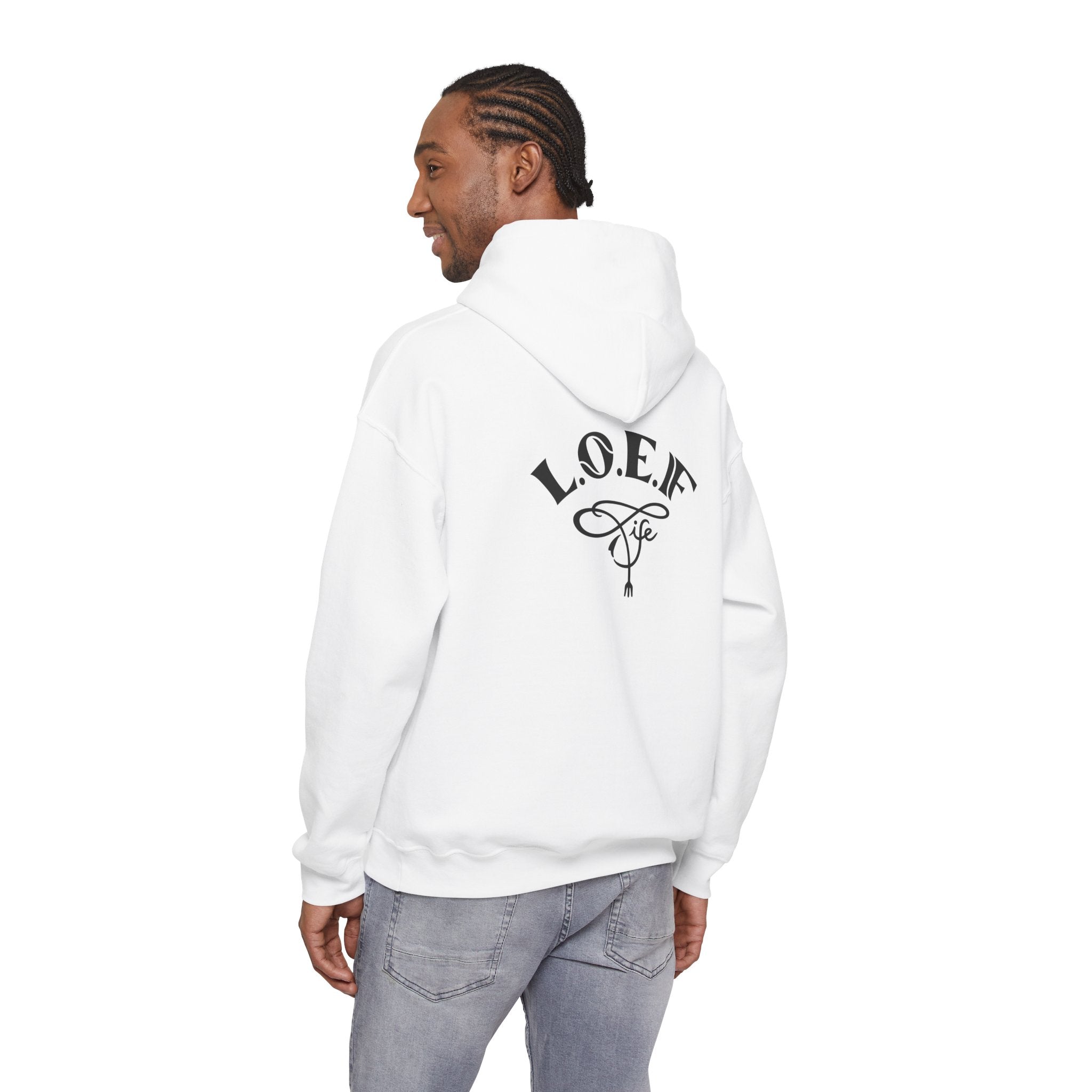 L.O.E.F Foodie 4Life Vegan Hoodie (Fuchsia)
