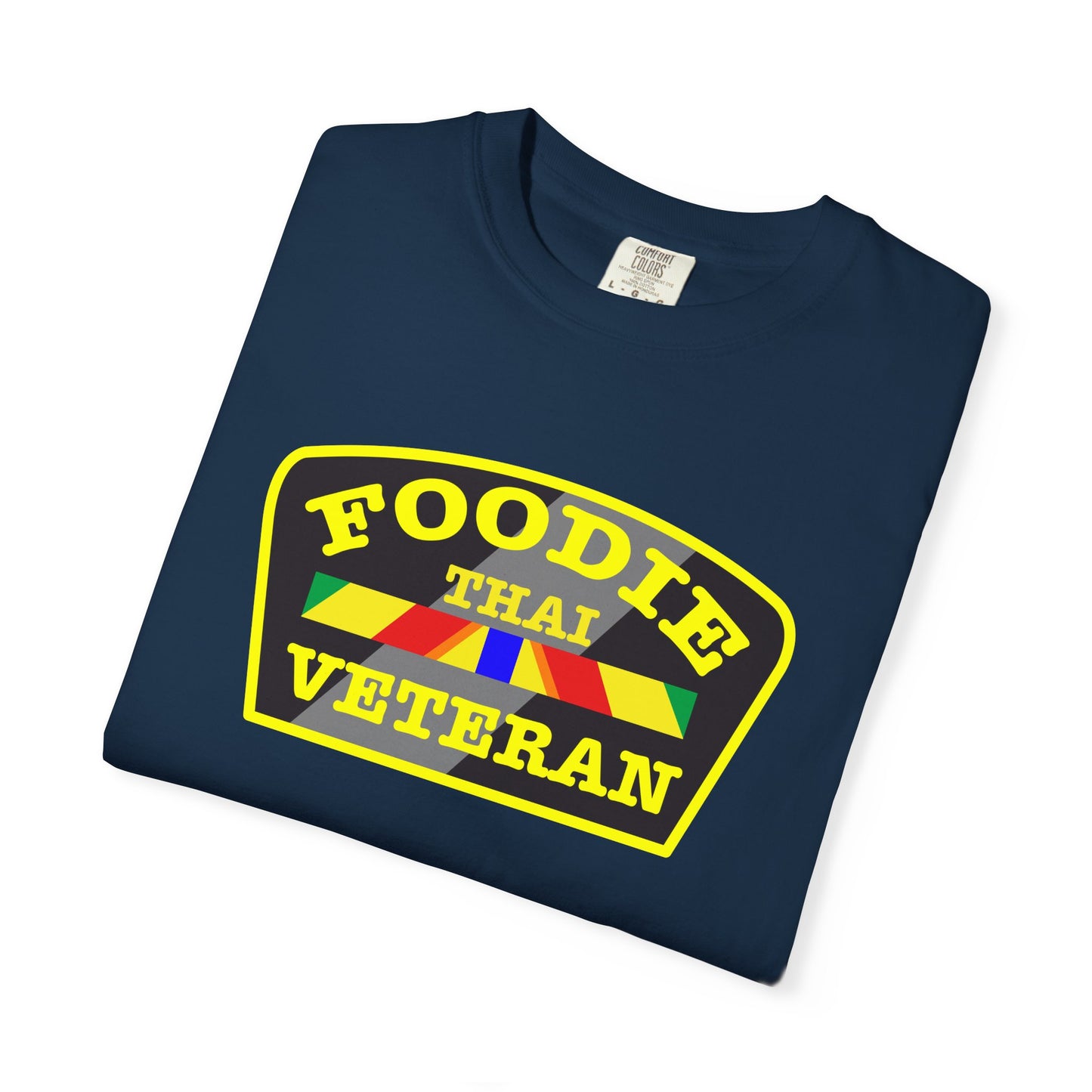 L.O.E.F Foodie Veteran THAI Unisex Tee Shirt (Yellow)