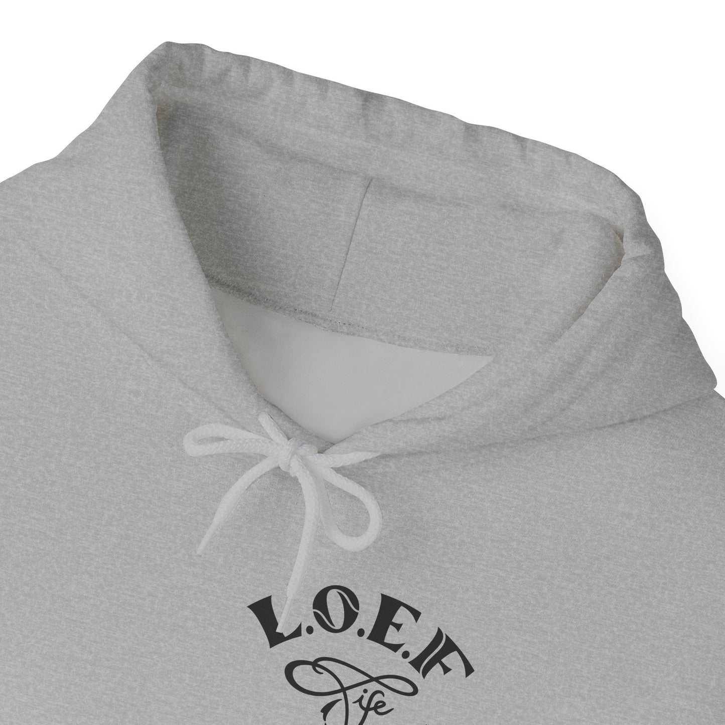 L.O.E.F Foodie 4Life Vegan Hoodie (Fiery Red)