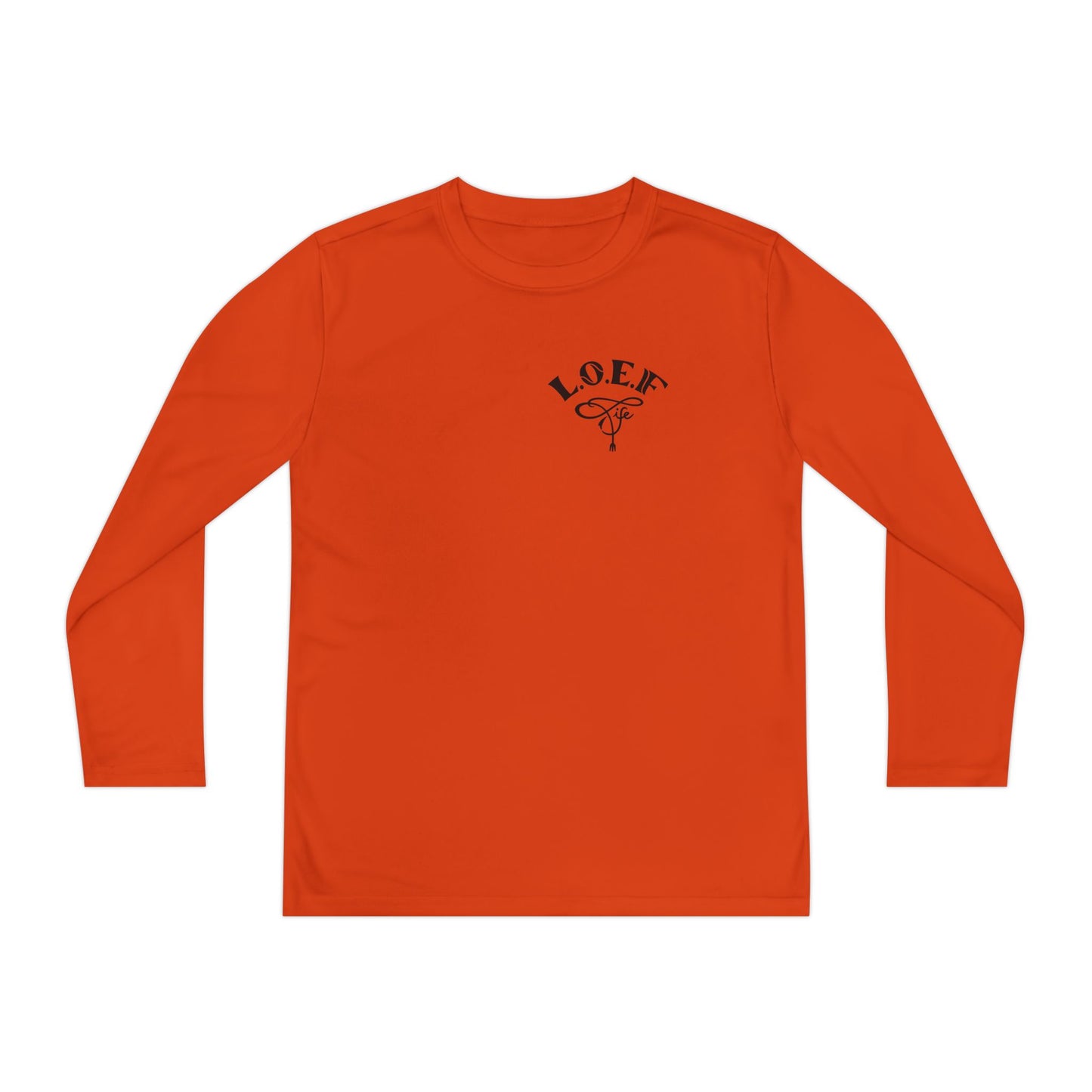 L.O.E.F Foodie 4Life Young Long Sleeve Tee  (Sky Blue)