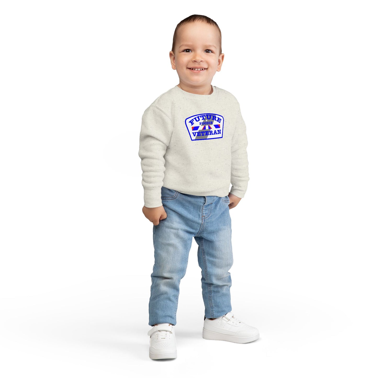 L.O.E.F Future Foodie Veteran Baby Sweatshirt (Blue)