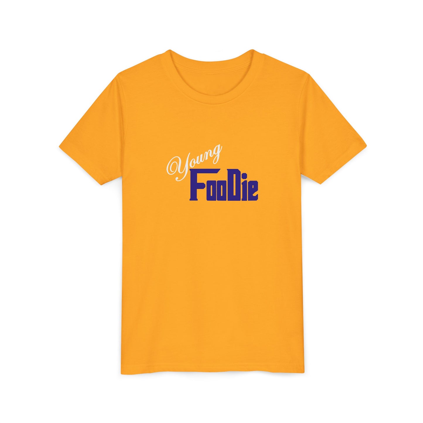 L.O.E.F White Young Foodie Kids Short Sleeve Tee (Dark Blue)