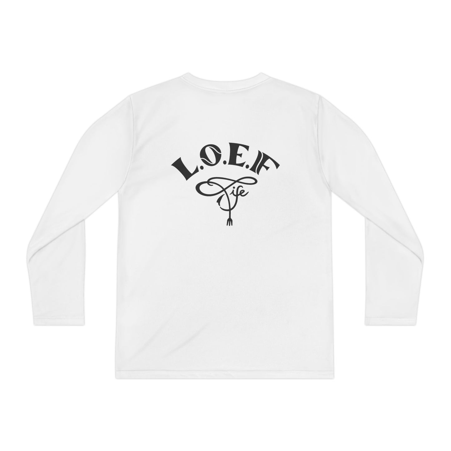L.O.E.F Foodie 4Life Young Long Sleeve Tee  (Dark Blue)
