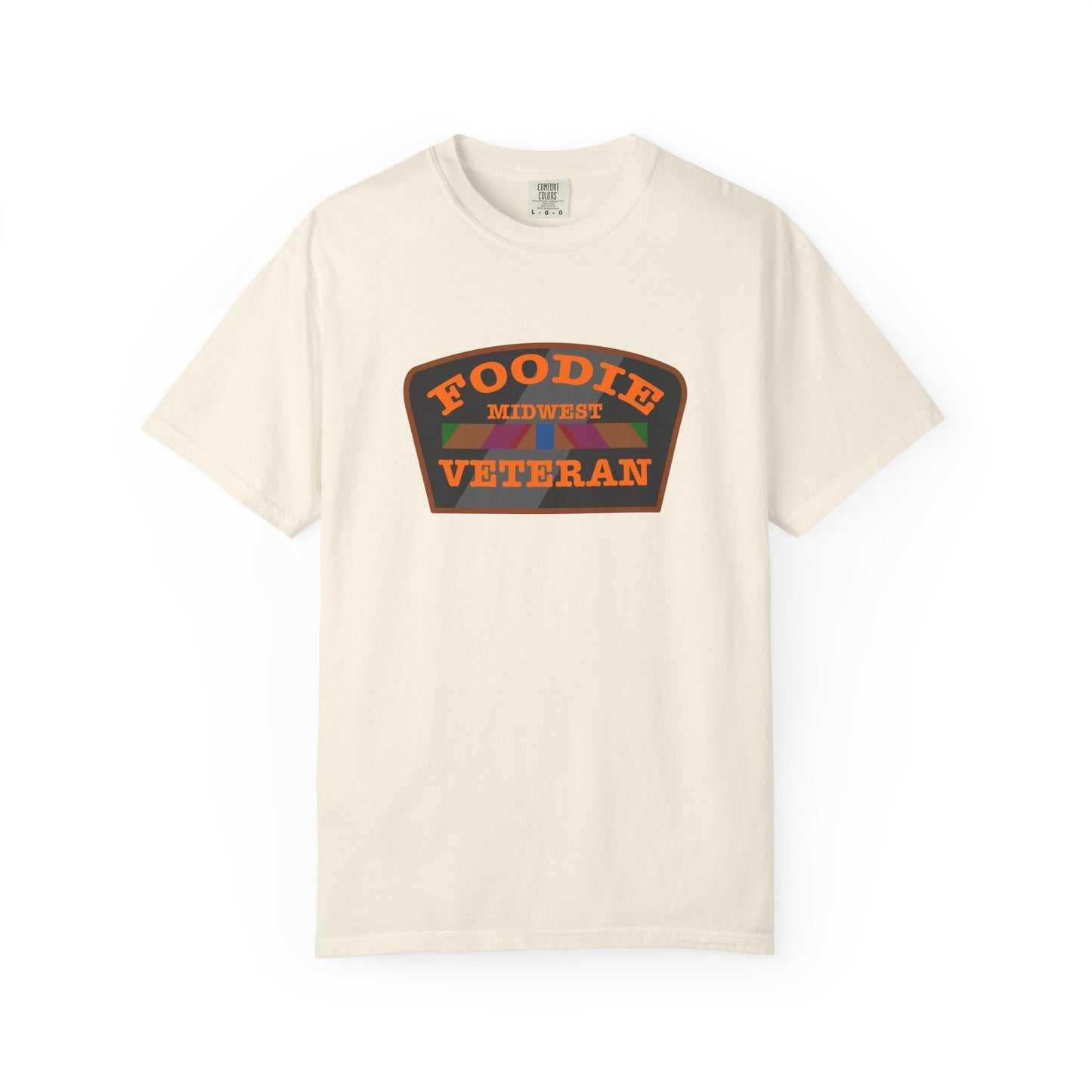 L.O.E.F Foodie Veteran MIDWEST Unisex Tee Shirt (Orange)