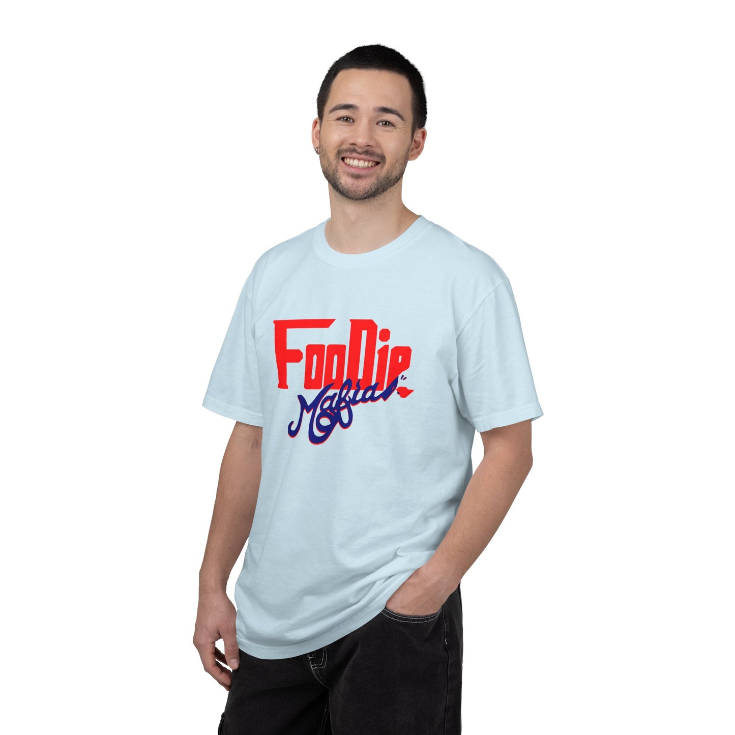L.O.E.F Red Foodie Mafia Unisex Tee shirt (Dark Blue)