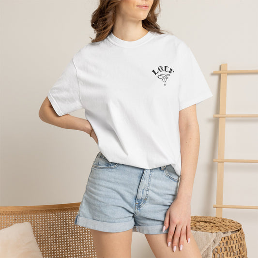 L.O.E.F Foodie 4Life Certified Unisex Tee Shirt (Black)