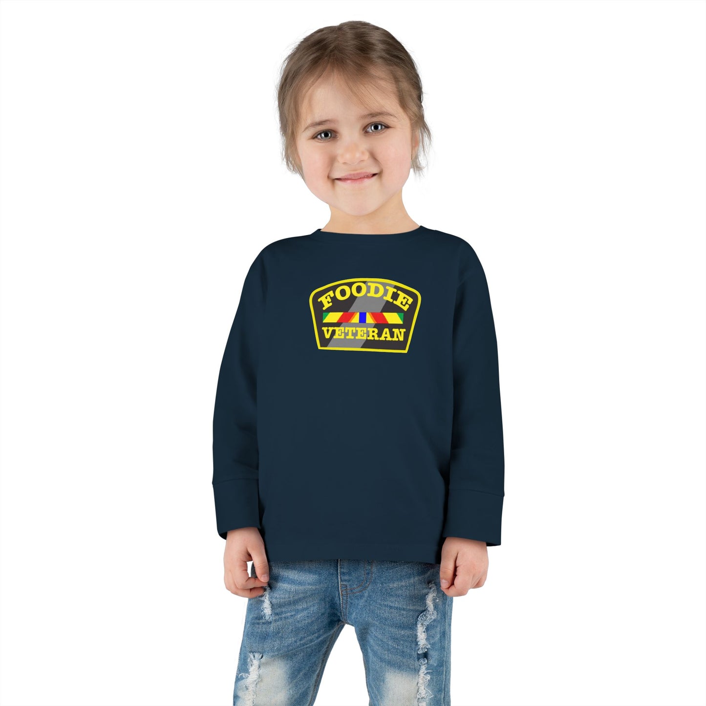 L.O.E.F Foodie Veteran Toddler Long Sleeve Tee